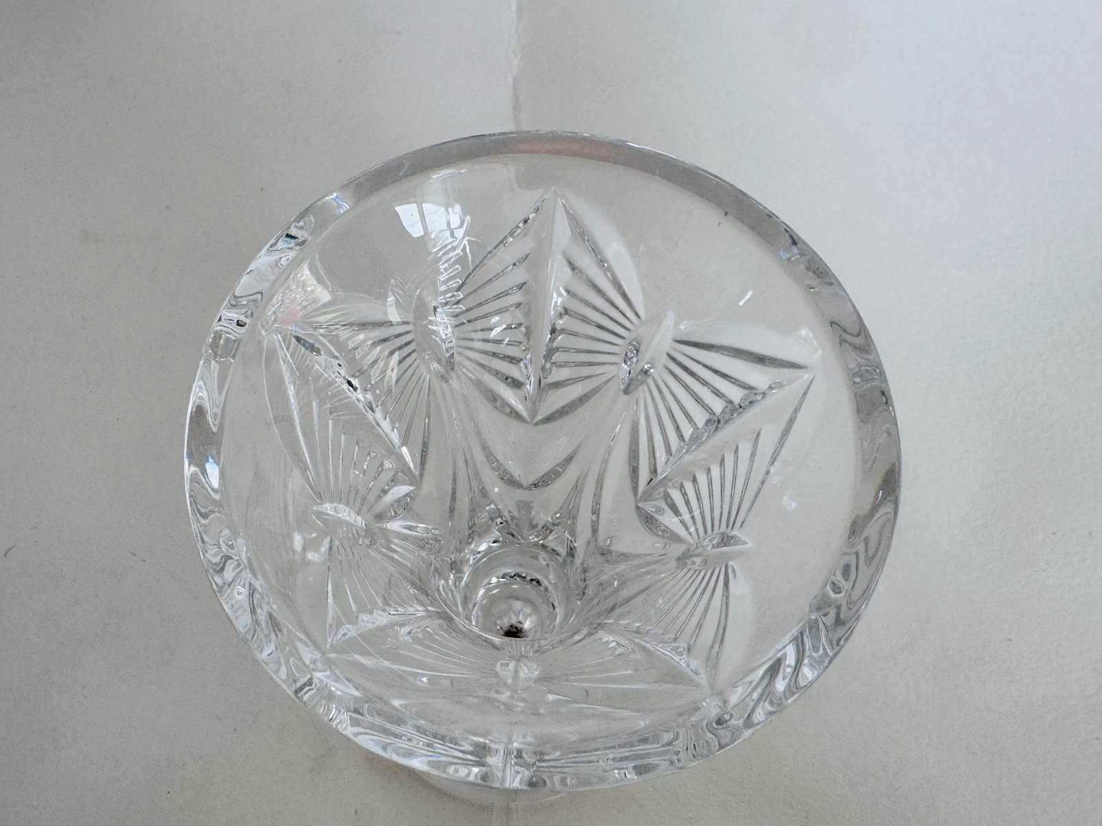 Waterford Crystal Vase With Butterflys - 7