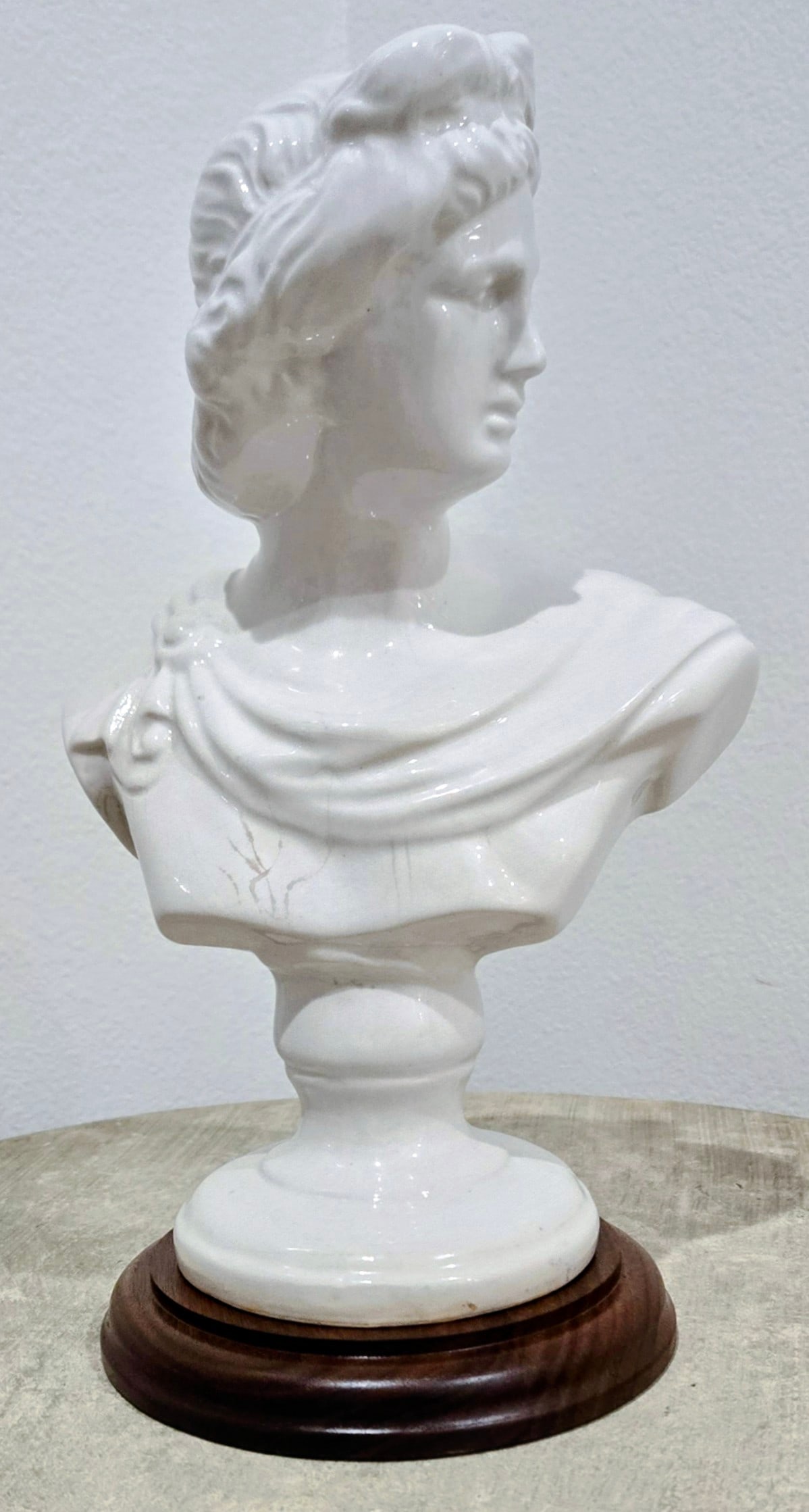 Italian Casa Cameri Marcialla Red Wine Lady Bust Decanter - Fort Worth Import - 2