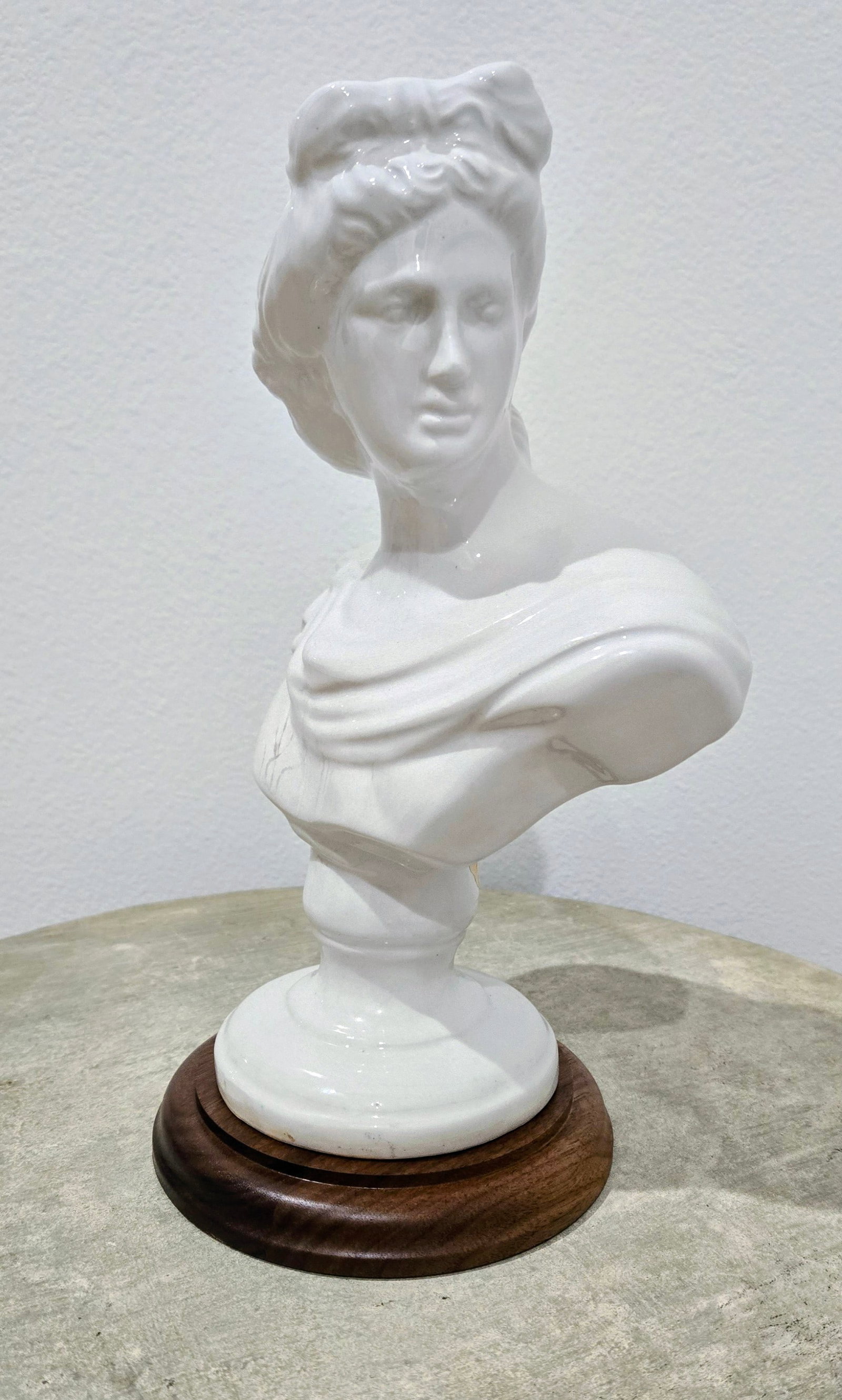 Italian Casa Cameri Marcialla Red Wine Lady Bust Decanter - Fort Worth Import - 3