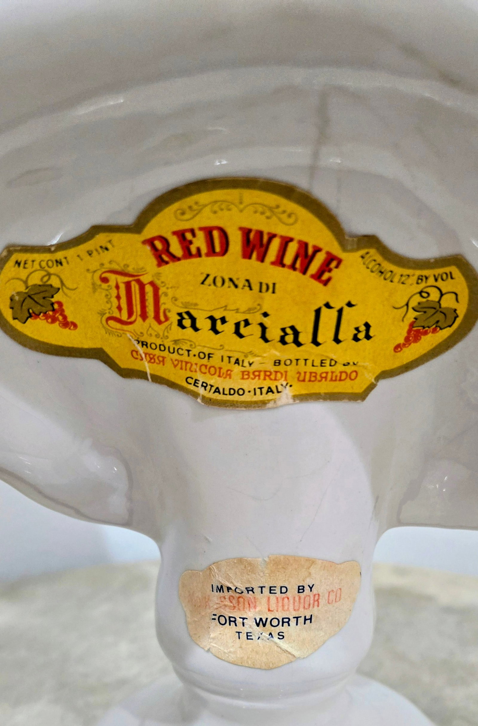 Italian Casa Cameri Marcialla Red Wine Lady Bust Decanter - Fort Worth Import - 7