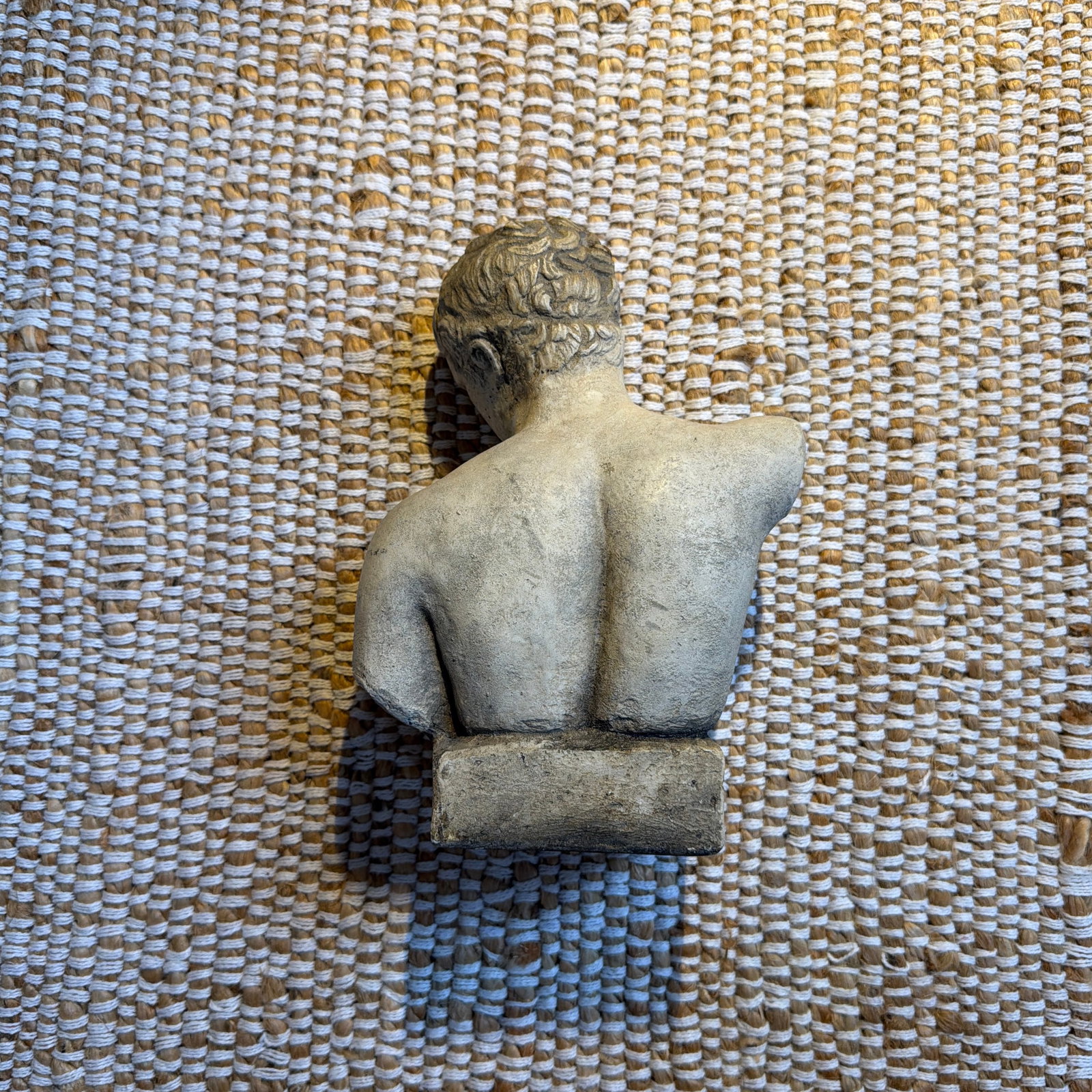 Aged Stone Roman Bust - 6