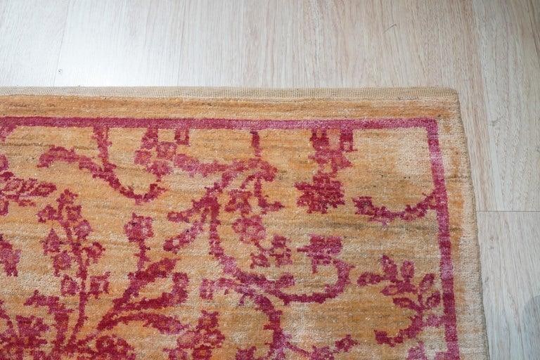 8x10 Red Hand-Knotted Wool Floral Tapestry Classic Traditional Modern Carpet Rug - 2
