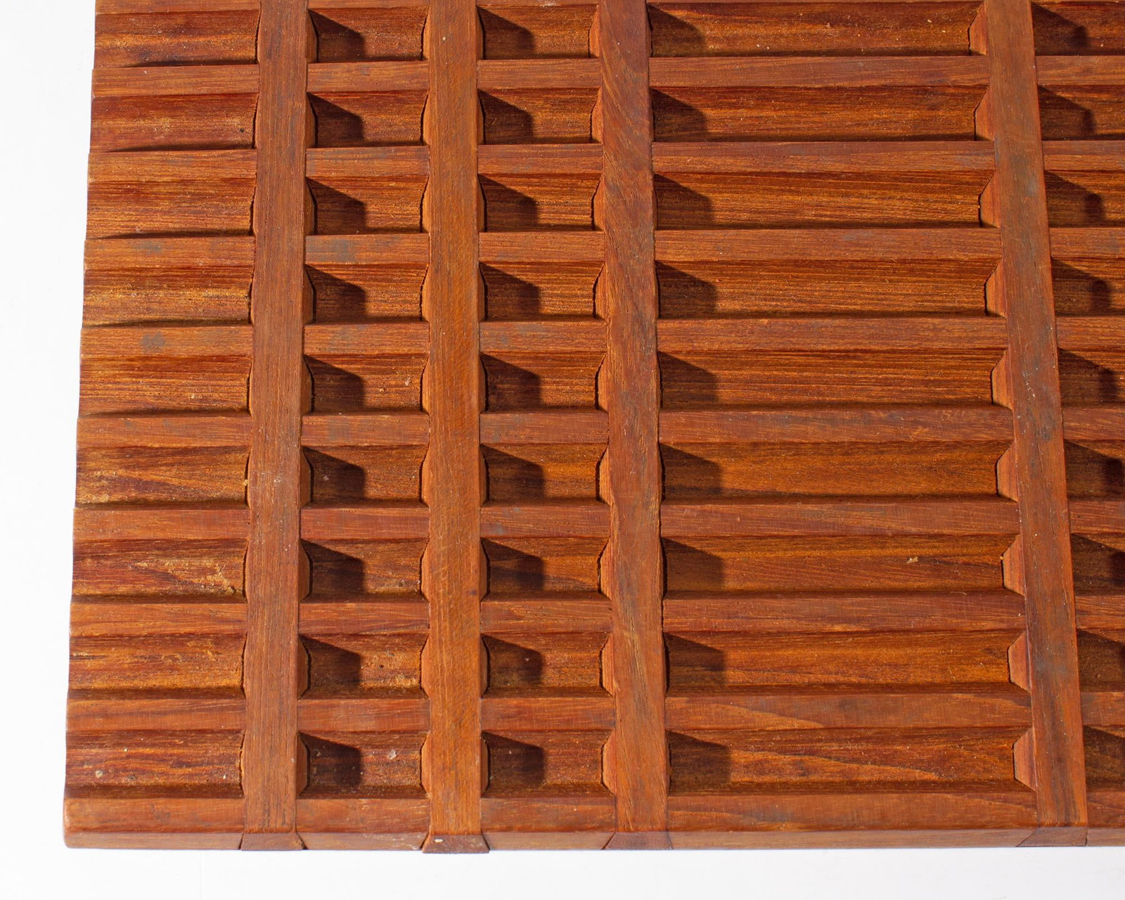 Jens Quistgaard Dansk Teak Lattice Trivet - 4