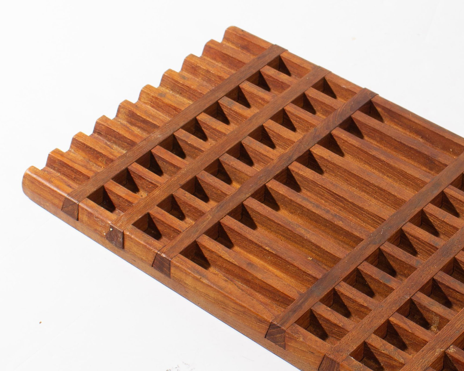 Jens Quistgaard Dansk Teak Lattice Trivet - 6