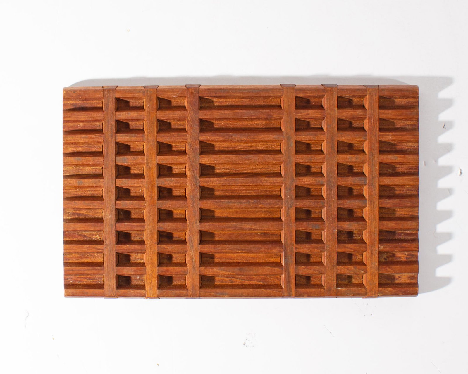 Jens Quistgaard Dansk Teak Lattice Trivet - 8