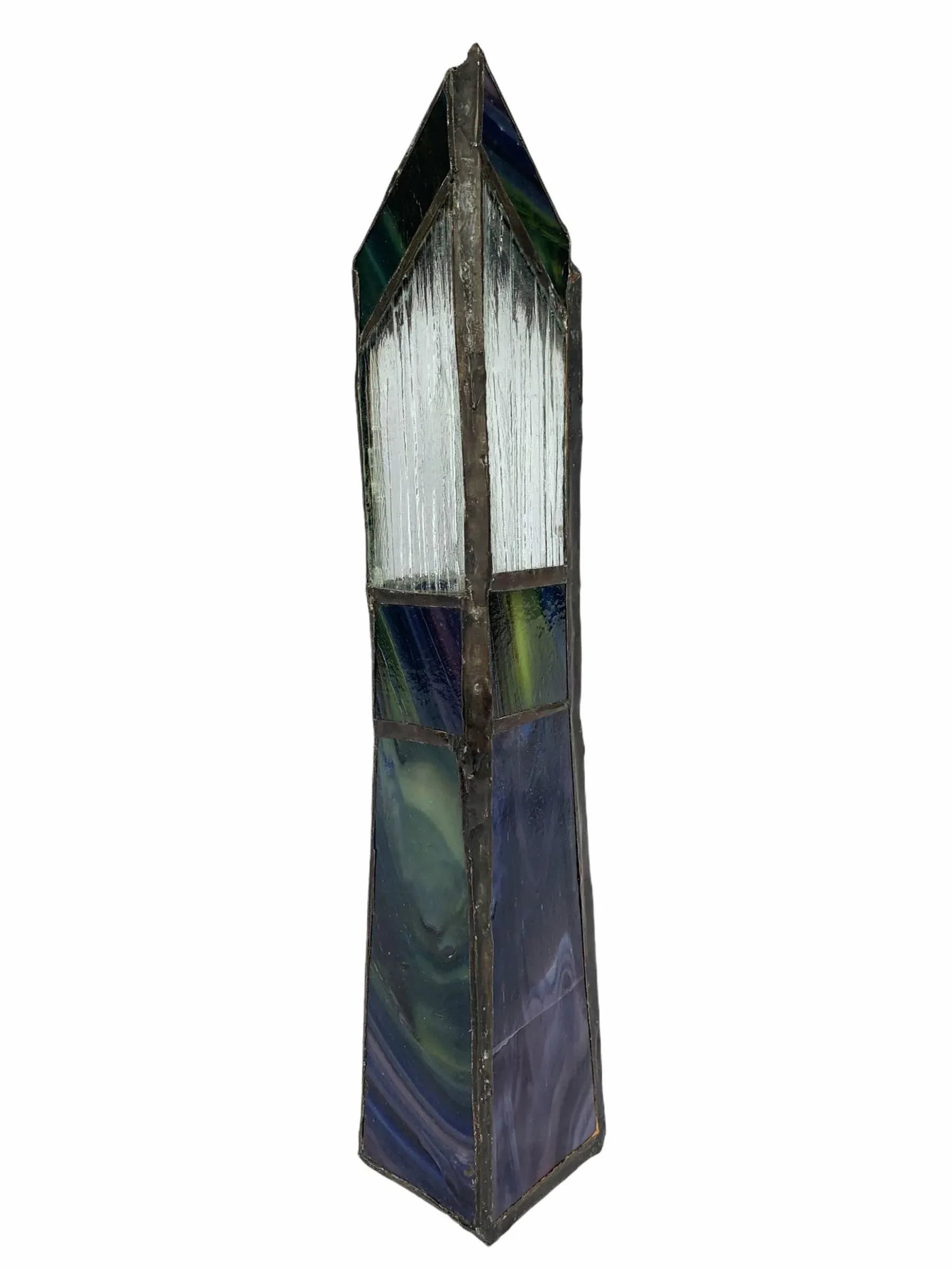 Early 20th Century Arts and Crafts Stained Glass Vase - 2
