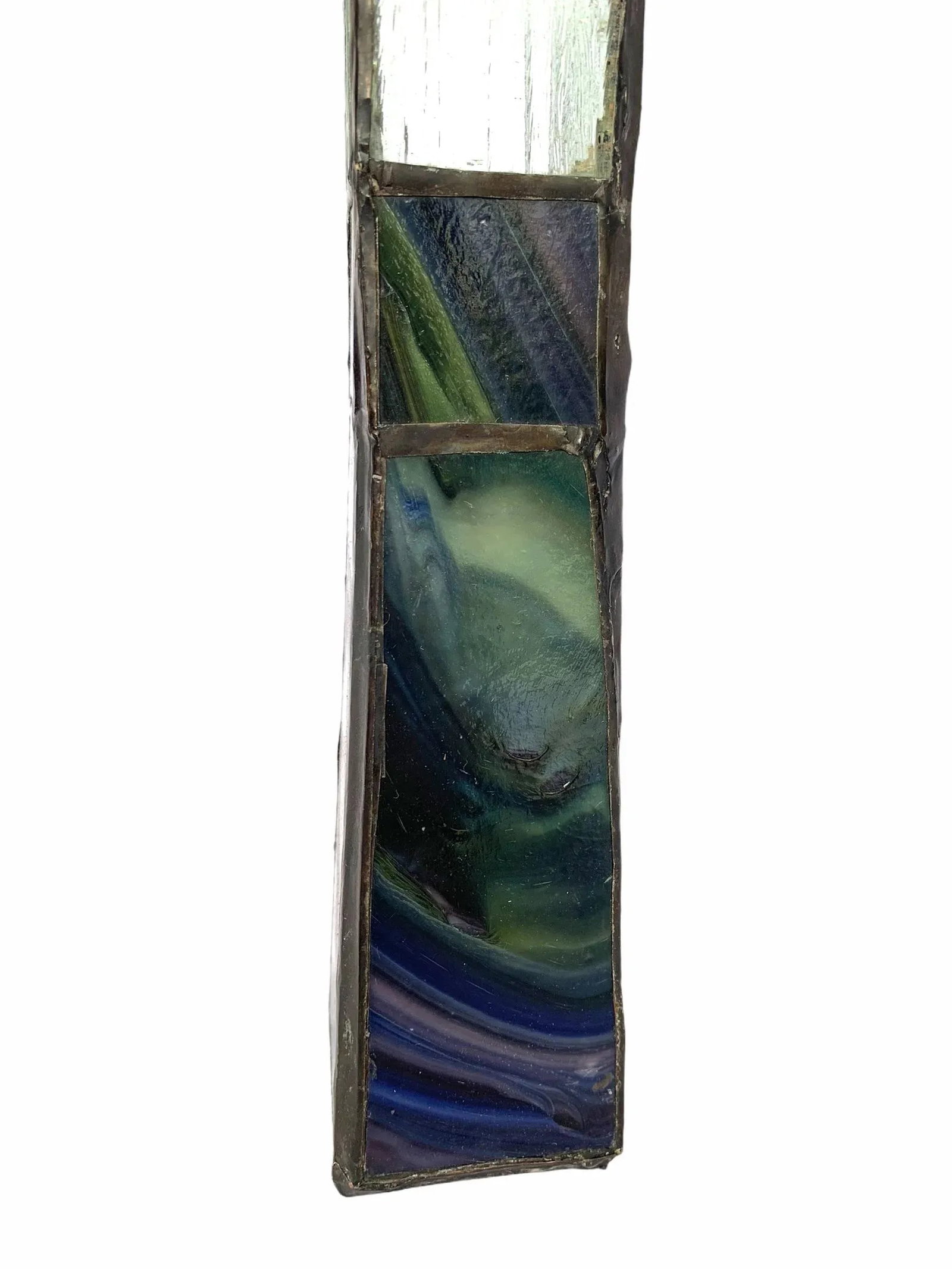 Early 20th Century Arts and Crafts Stained Glass Vase - 4