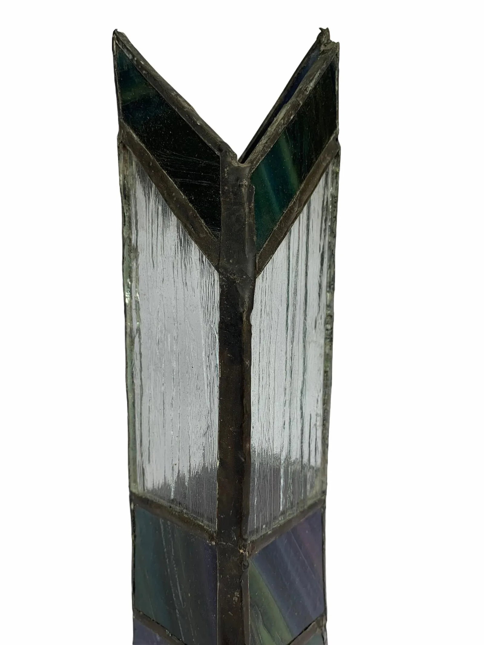 Early 20th Century Arts and Crafts Stained Glass Vase - 5