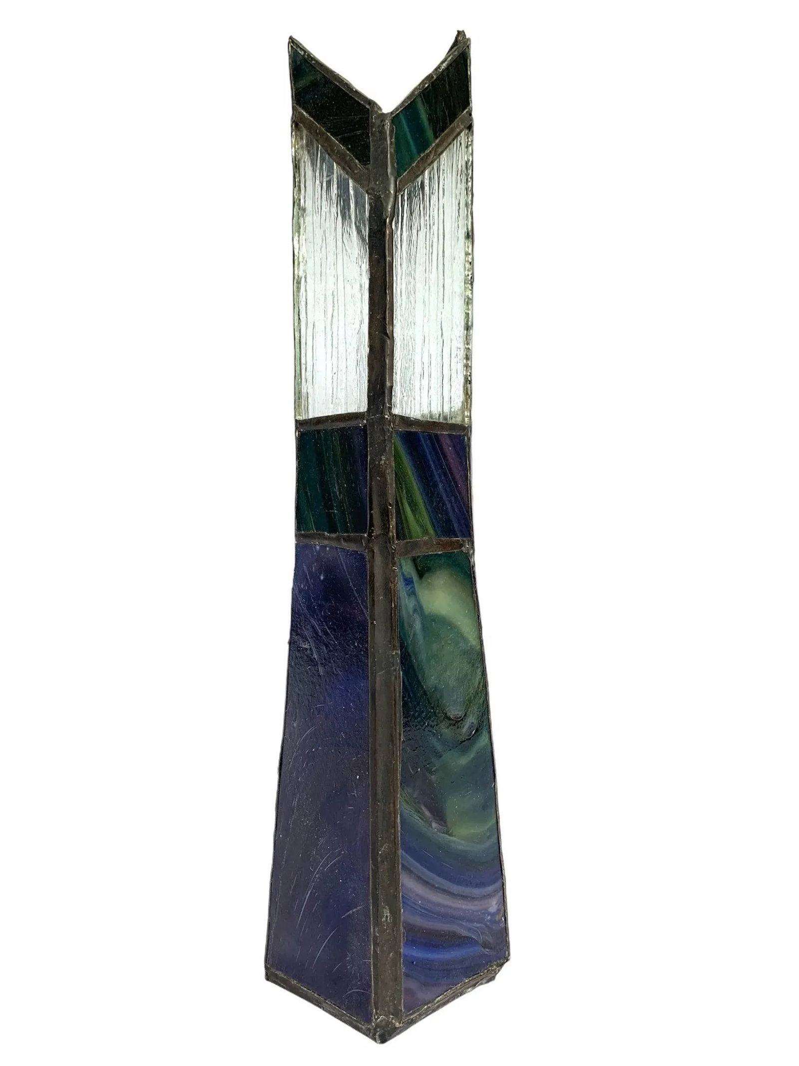 Early 20th Century Arts and Crafts Stained Glass Vase - 9