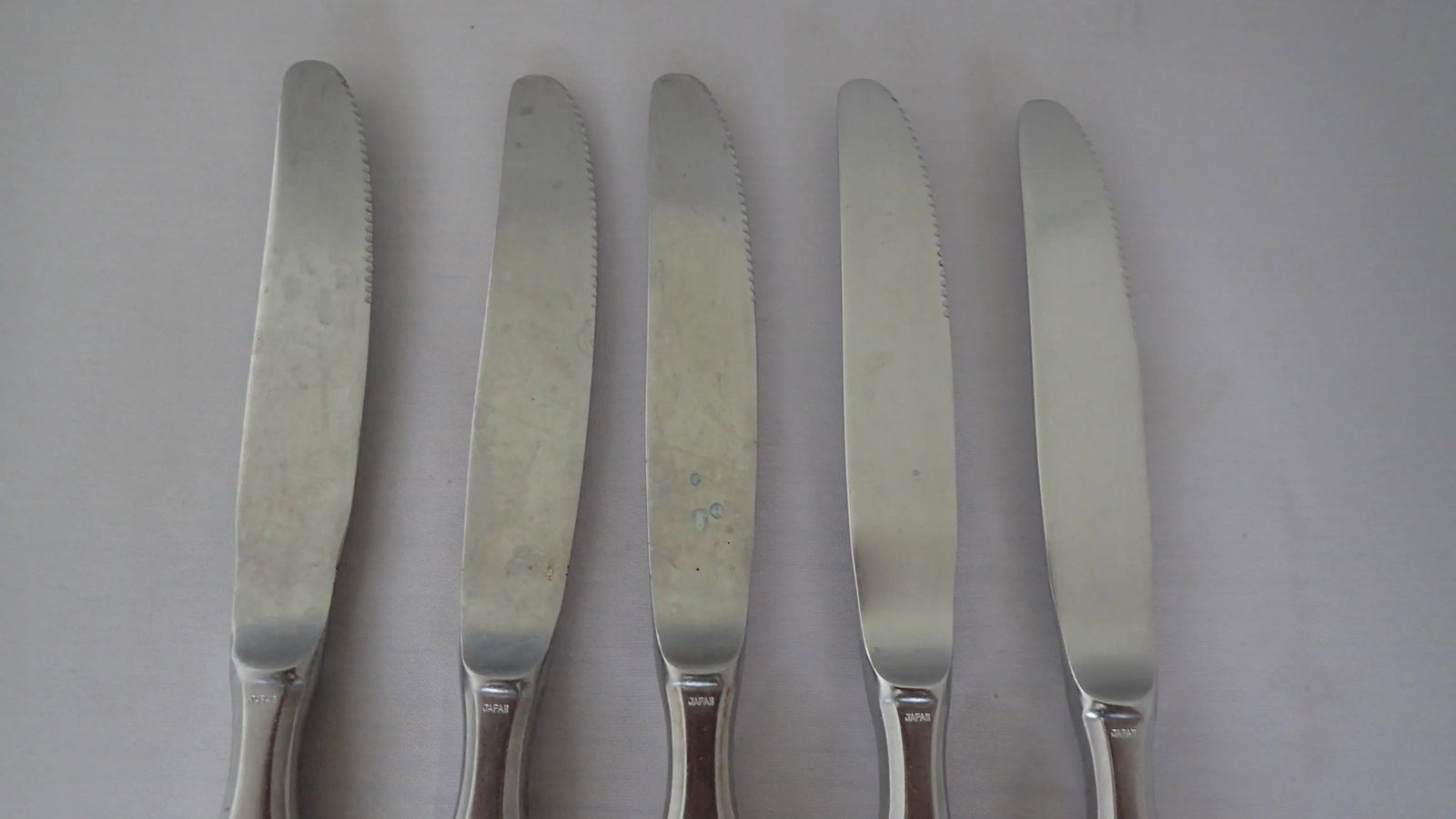 Stainless Steel Shell Design Dinner Knives S/5 - 5