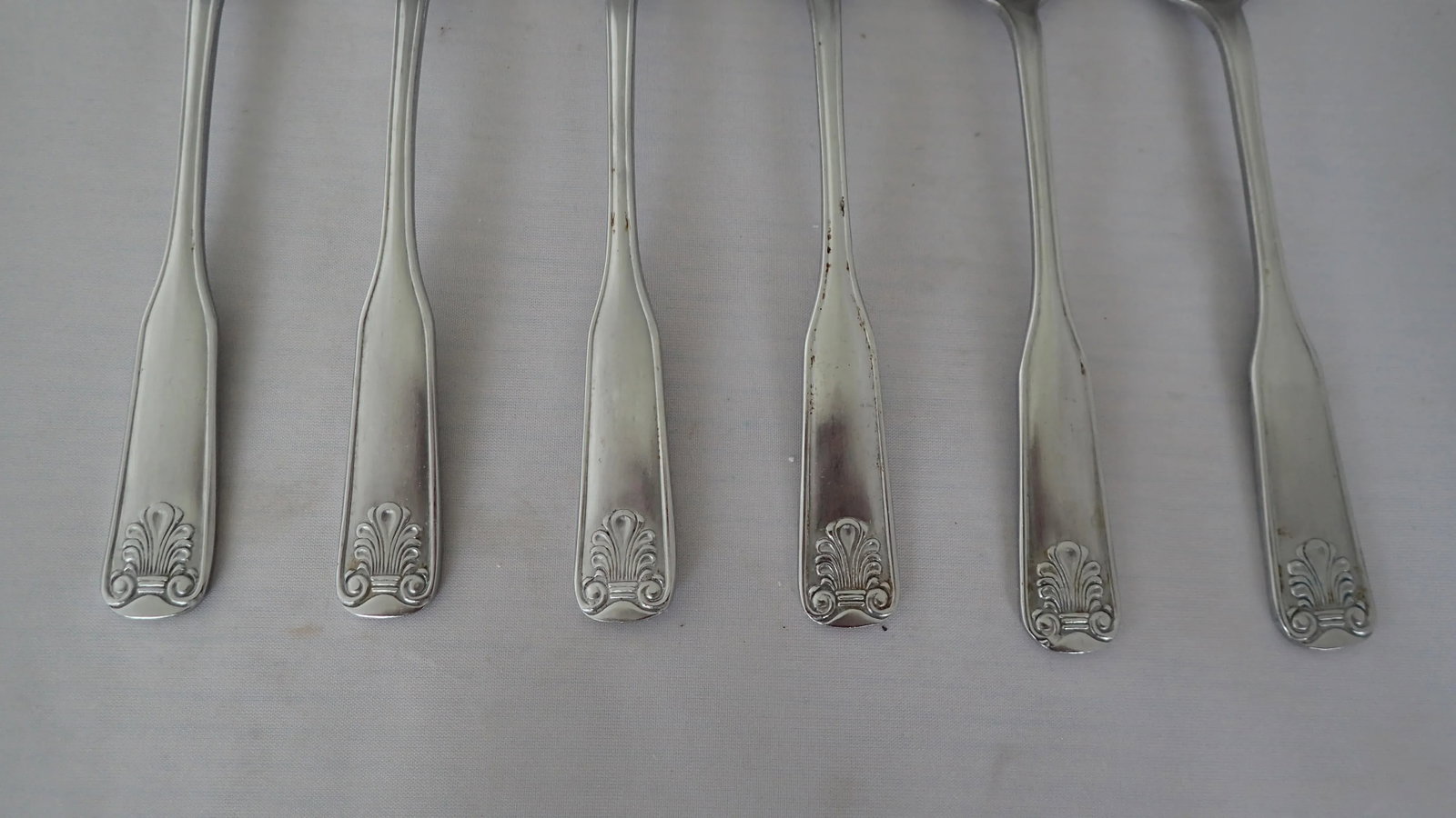 Shell Design Stainless Steel Table Spoons- Set of 6 - 3