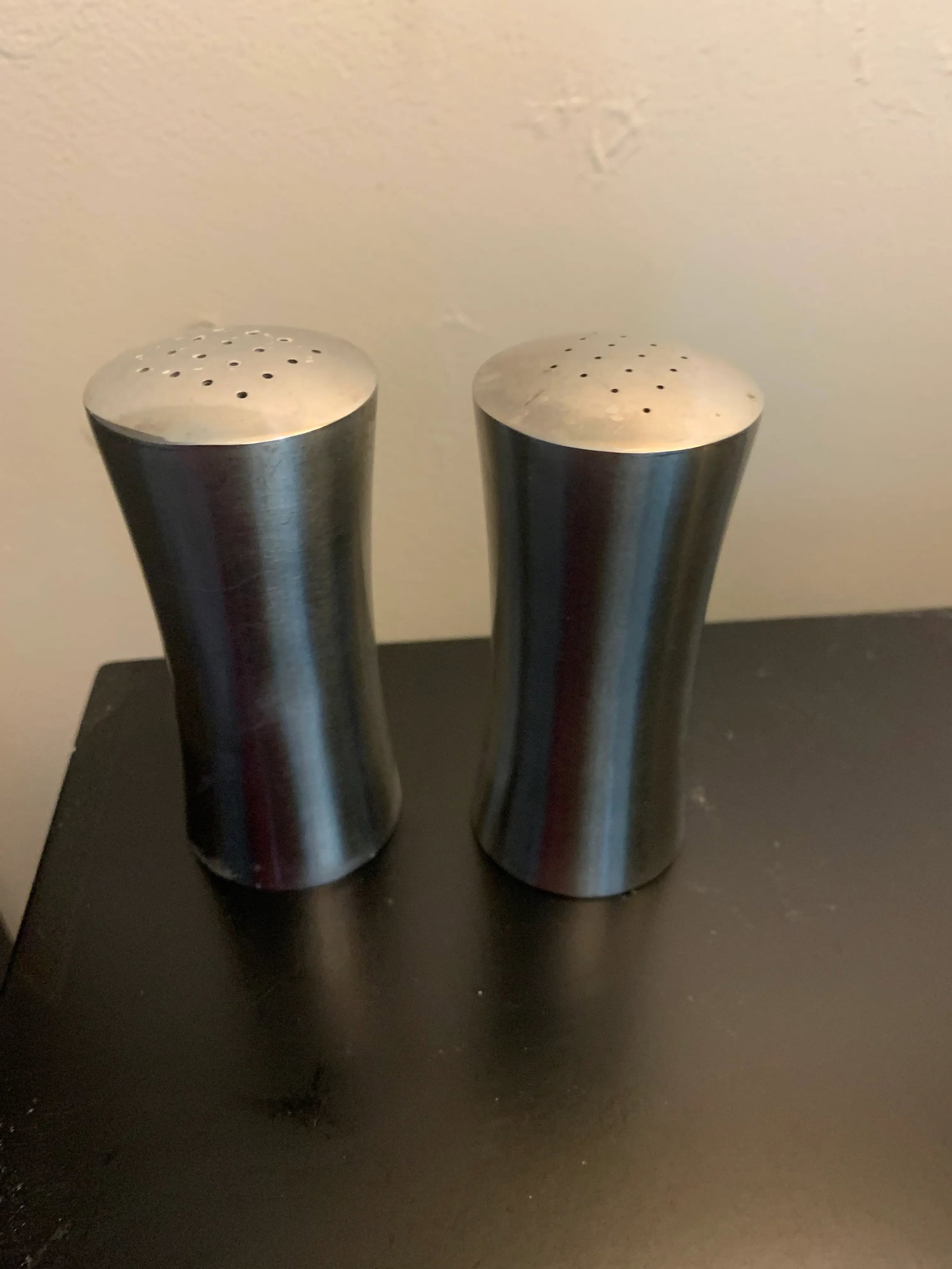 Mid Century Modern Stainless Steel Salt and Pepper Shakers From Sweden- a Pair - 10