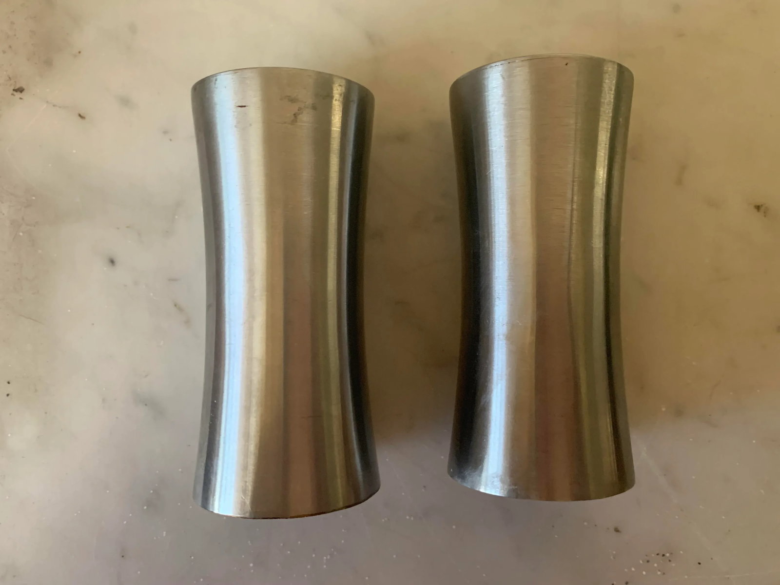 Mid Century Modern Stainless Steel Salt and Pepper Shakers From Sweden- a Pair - 11