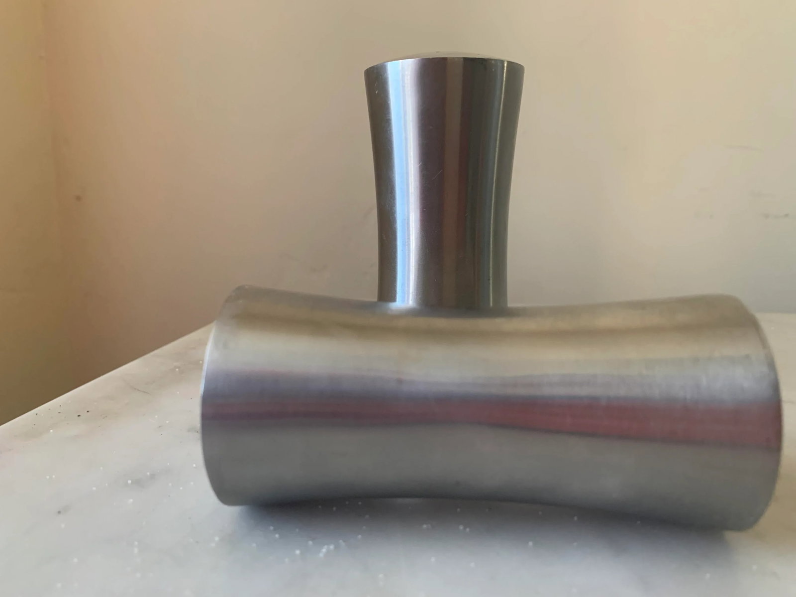 Mid Century Modern Stainless Steel Salt and Pepper Shakers From Sweden- a Pair - 6