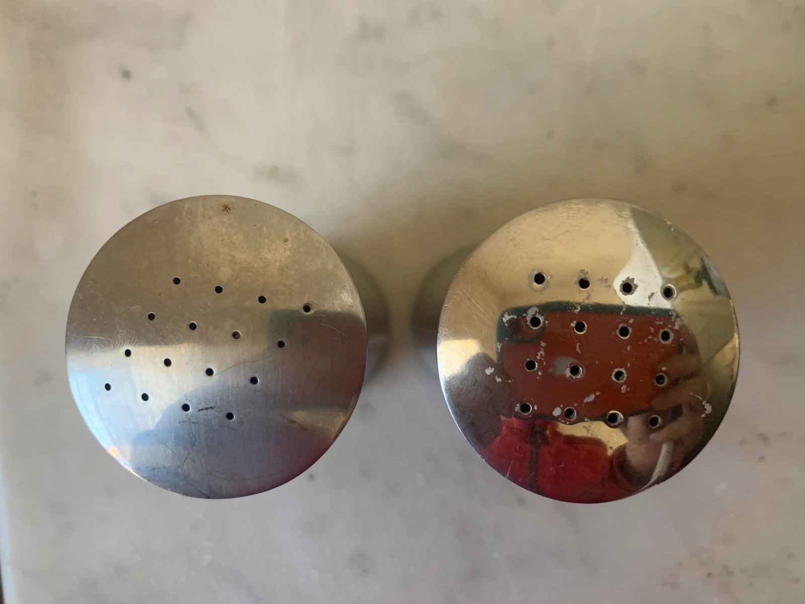 Mid Century Modern Stainless Steel Salt and Pepper Shakers From Sweden- a Pair - 9