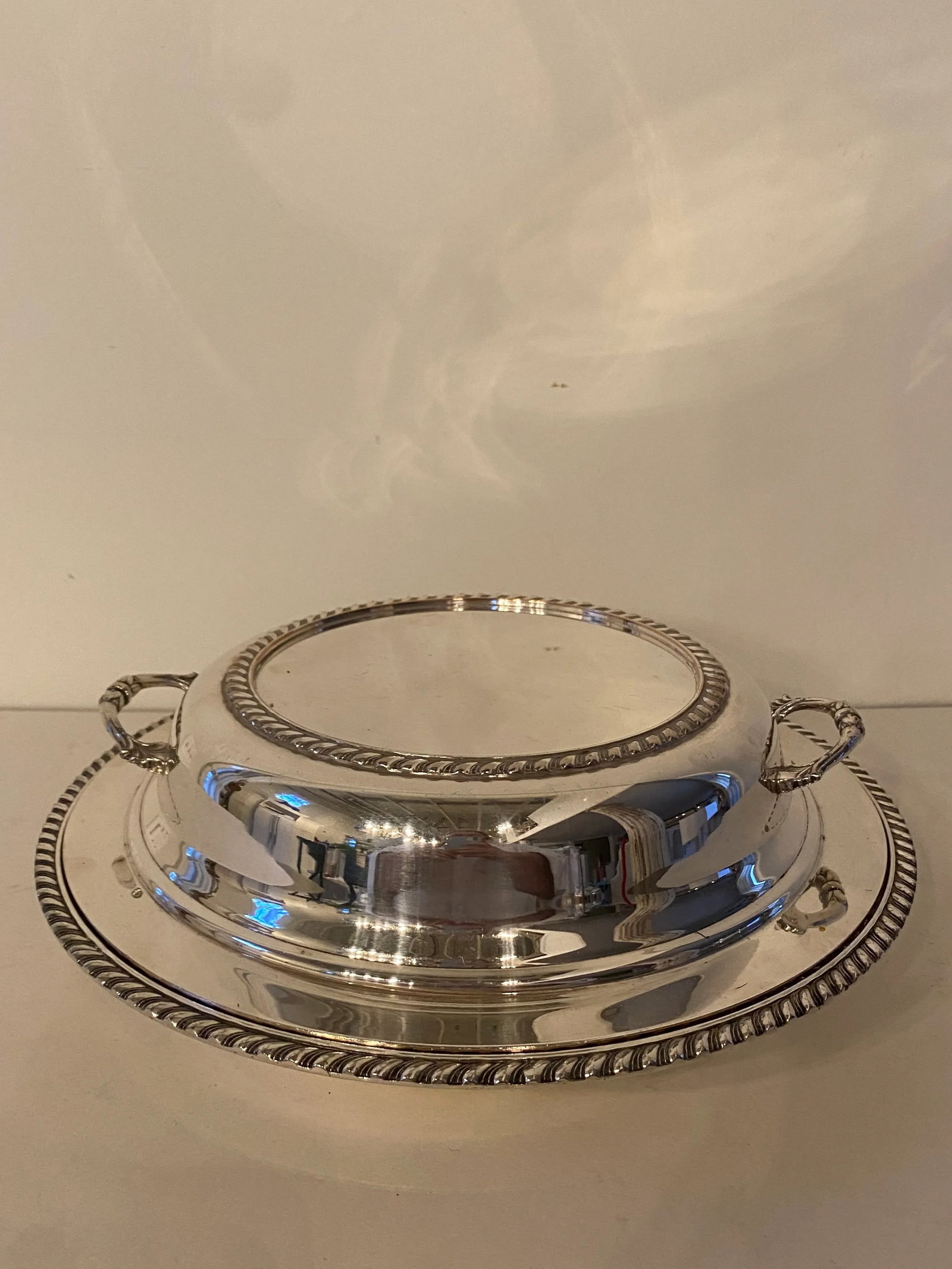 Vintage Large Silverplate Covered Entree Dish - 2