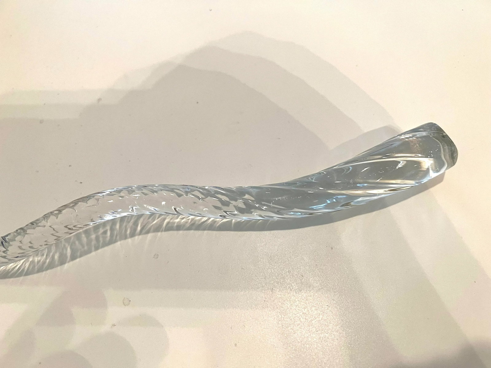 Glass Art Murano Style Long Stem Flower - 3