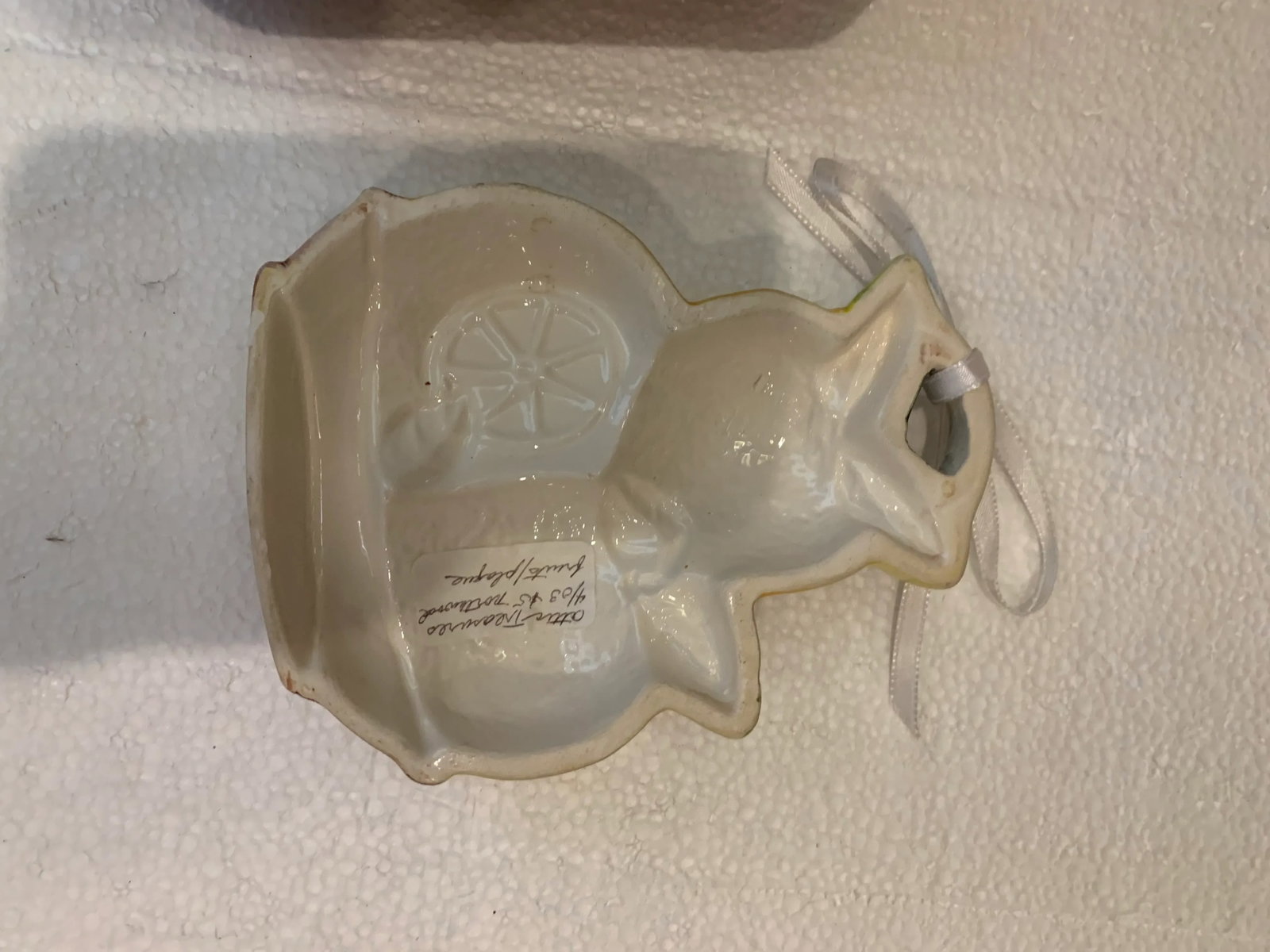 2000s Asparagus & Citrus Ceramic Mold/Wall Decor- Set of 2 - 6