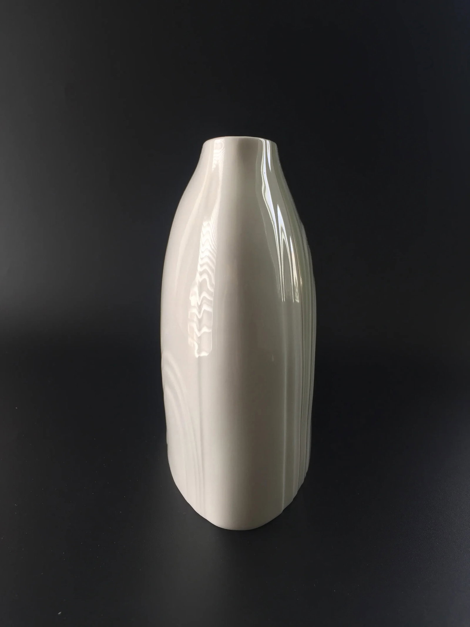 Vintage Royal Doulton Impressions Low Cypress Vase by Gerald Gulotta - 3
