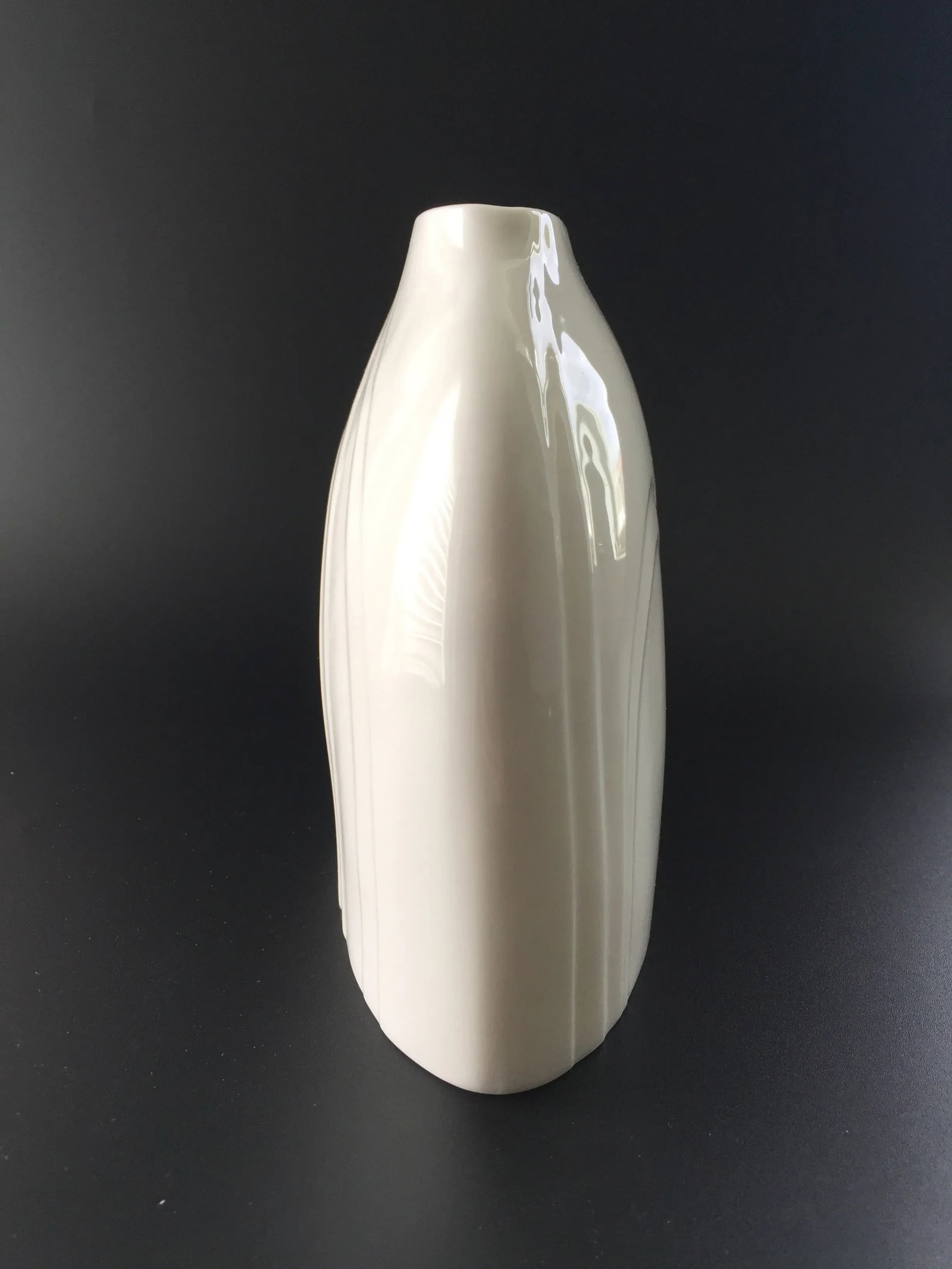 Vintage Royal Doulton Impressions Low Cypress Vase by Gerald Gulotta - 5