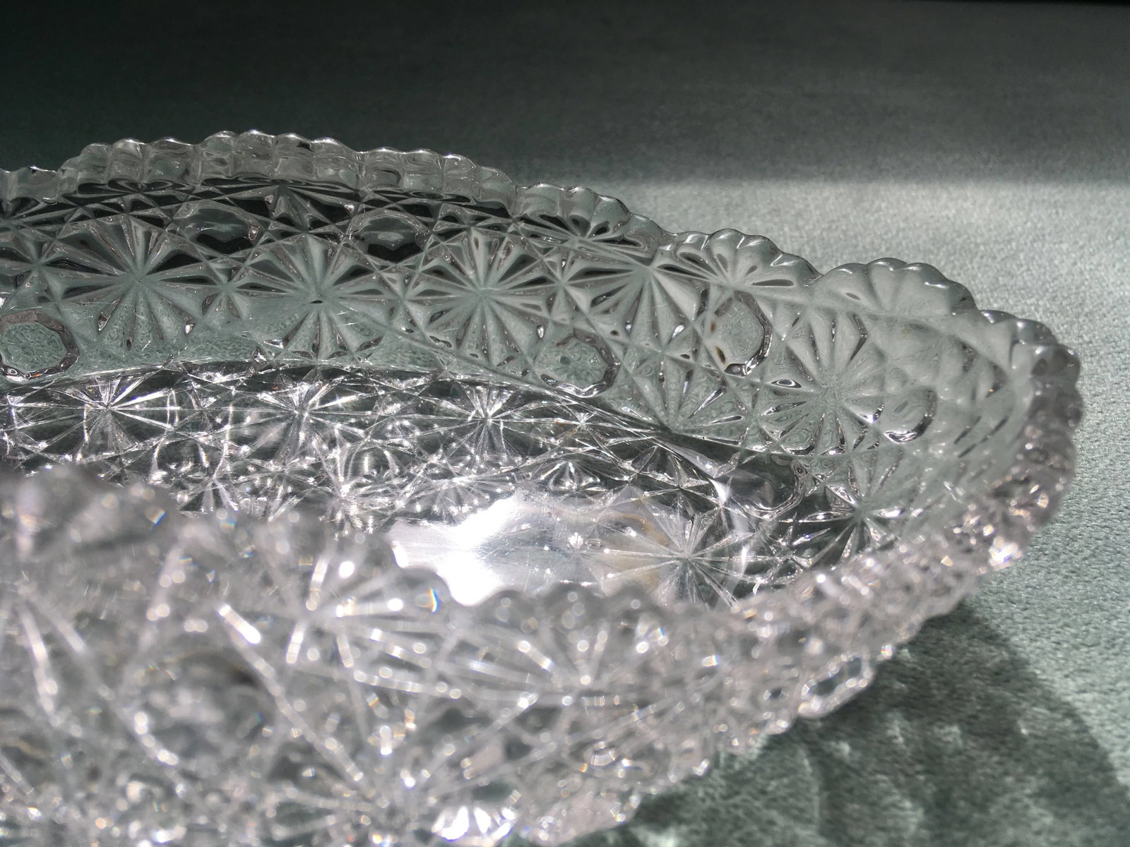 Early 20th Century Daisy Button Pattern Trinket Dish - 11