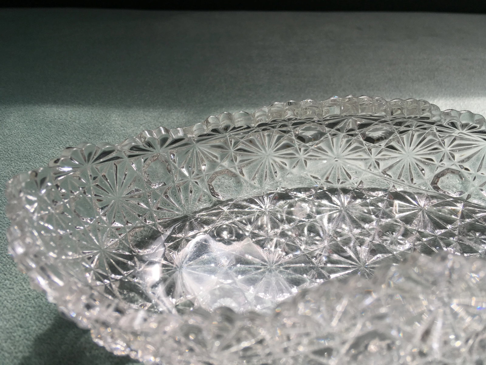 Early 20th Century Daisy Button Pattern Trinket Dish - 12