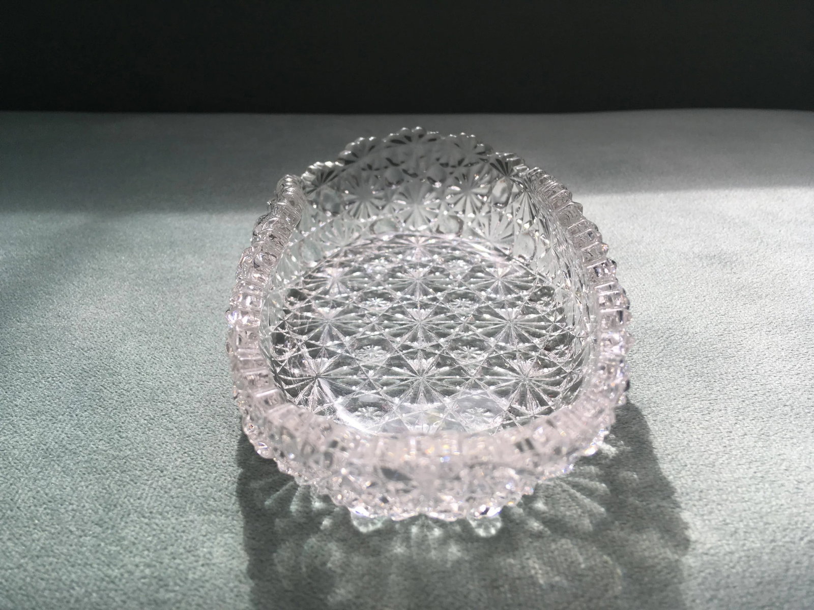 Early 20th Century Daisy Button Pattern Trinket Dish - 6