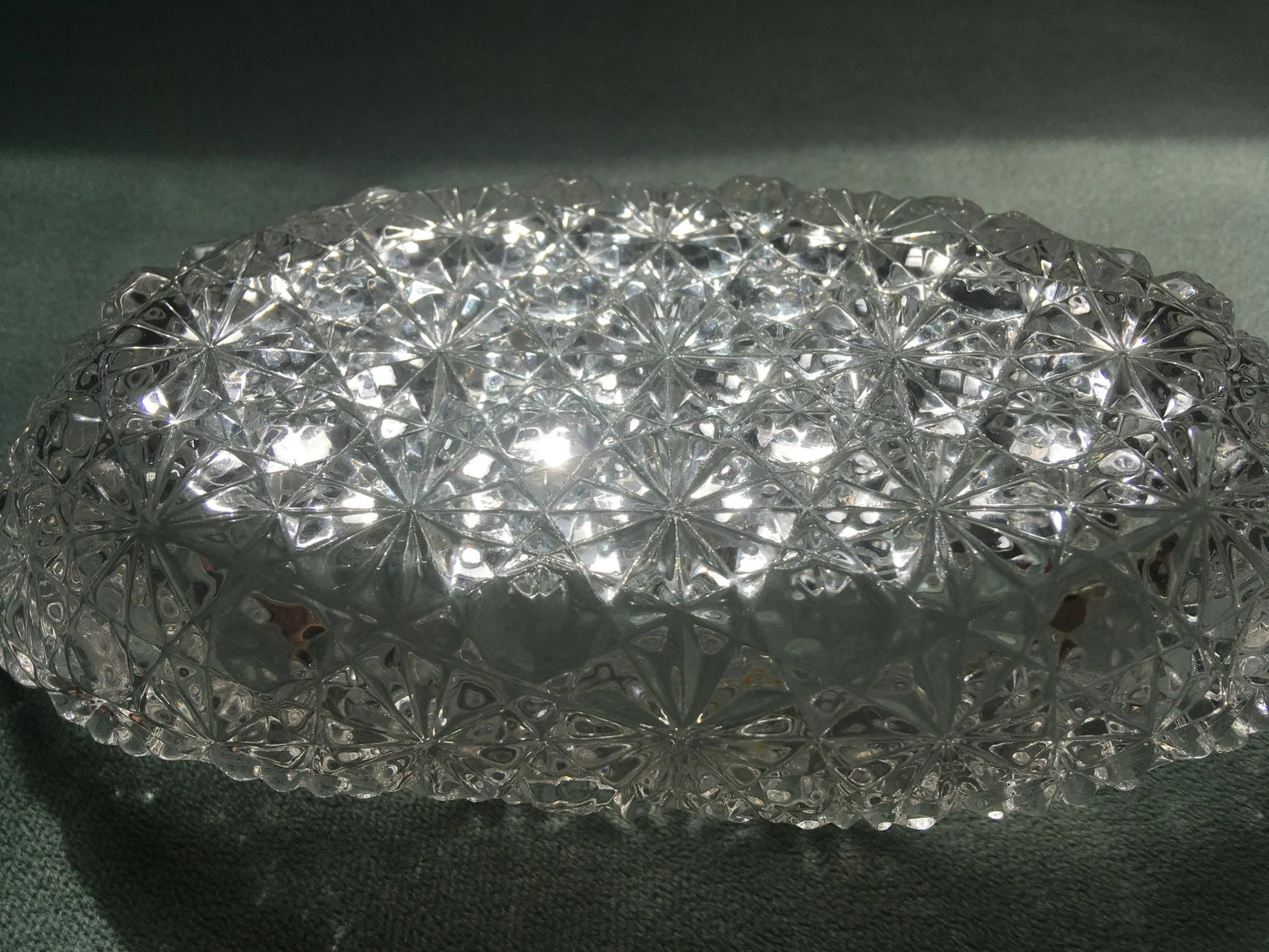 Early 20th Century Daisy Button Pattern Trinket Dish - 9