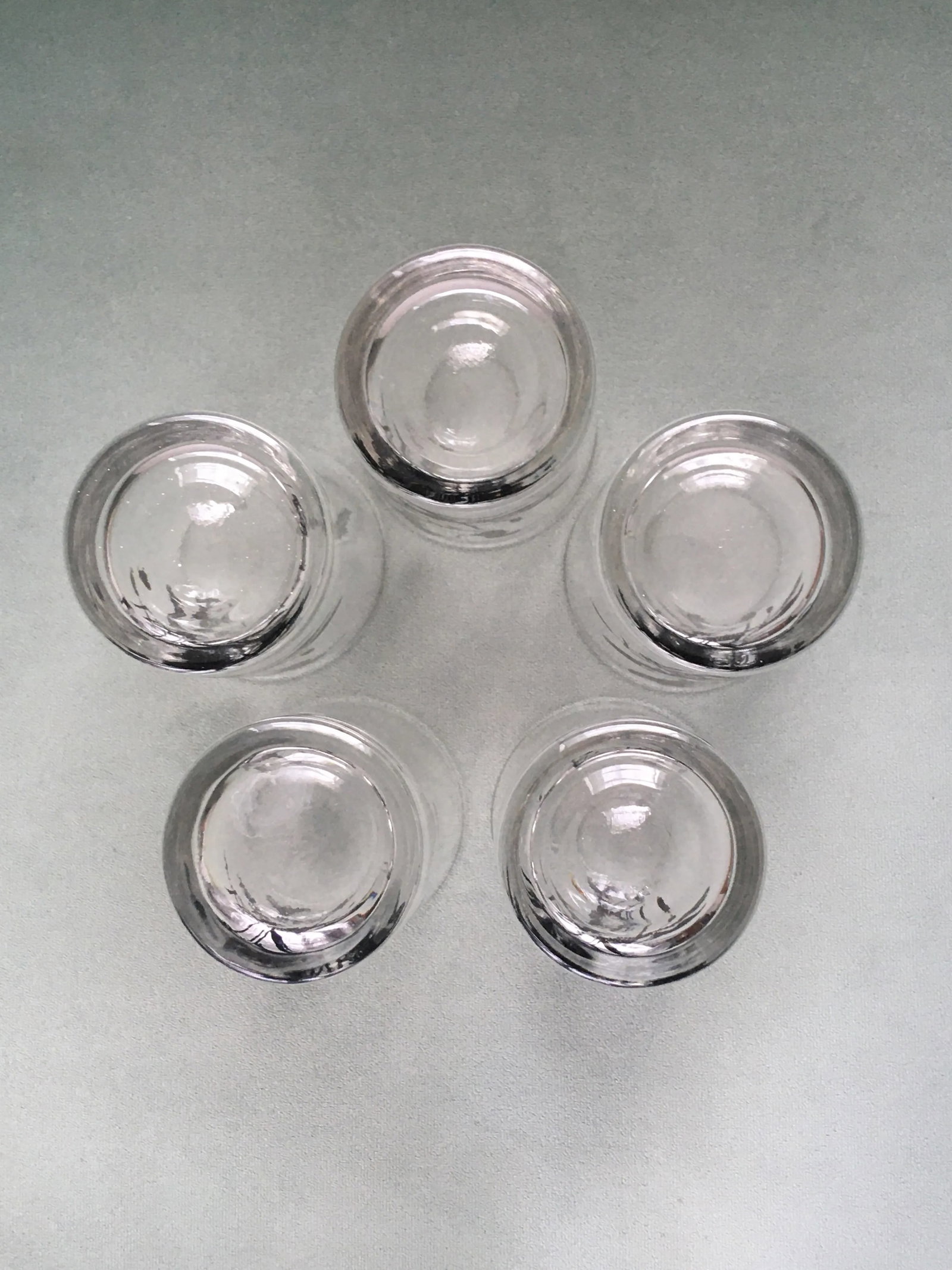 1960's Libbey Black Duck Pressed Glass Tumblers- Set of 5 - 8