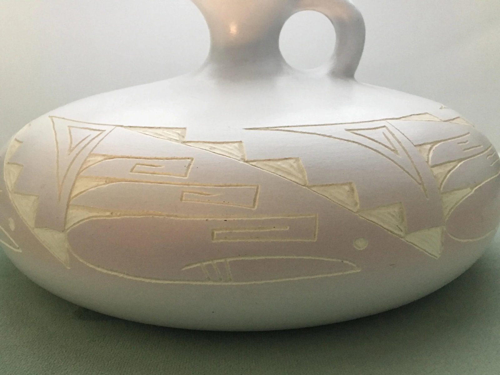 1980's Southwestern Pastel Decorative Jug - 5