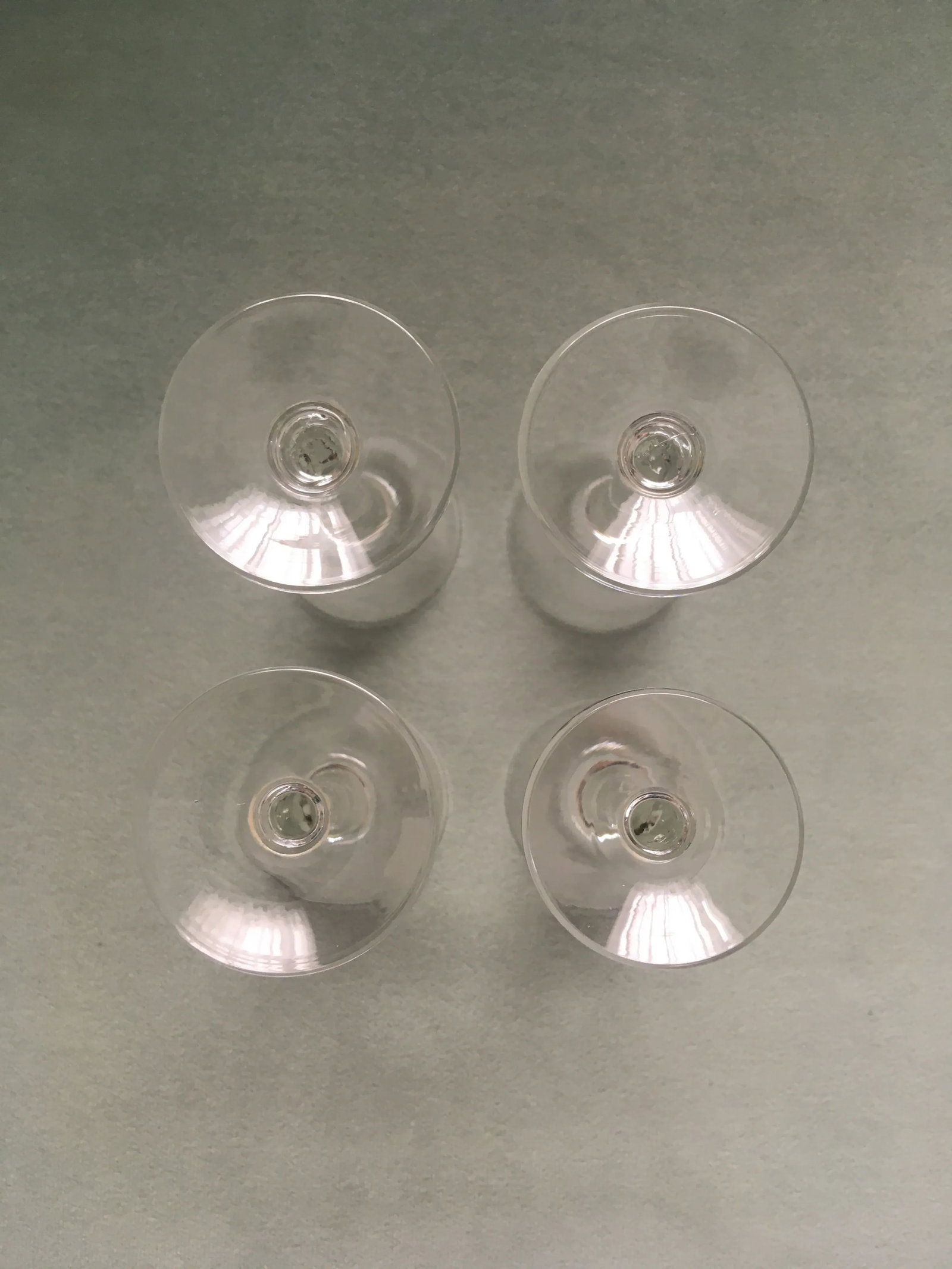 Late 20th Century Floral Frosted Glass Liqueur Glasses- Set of 4 - 11