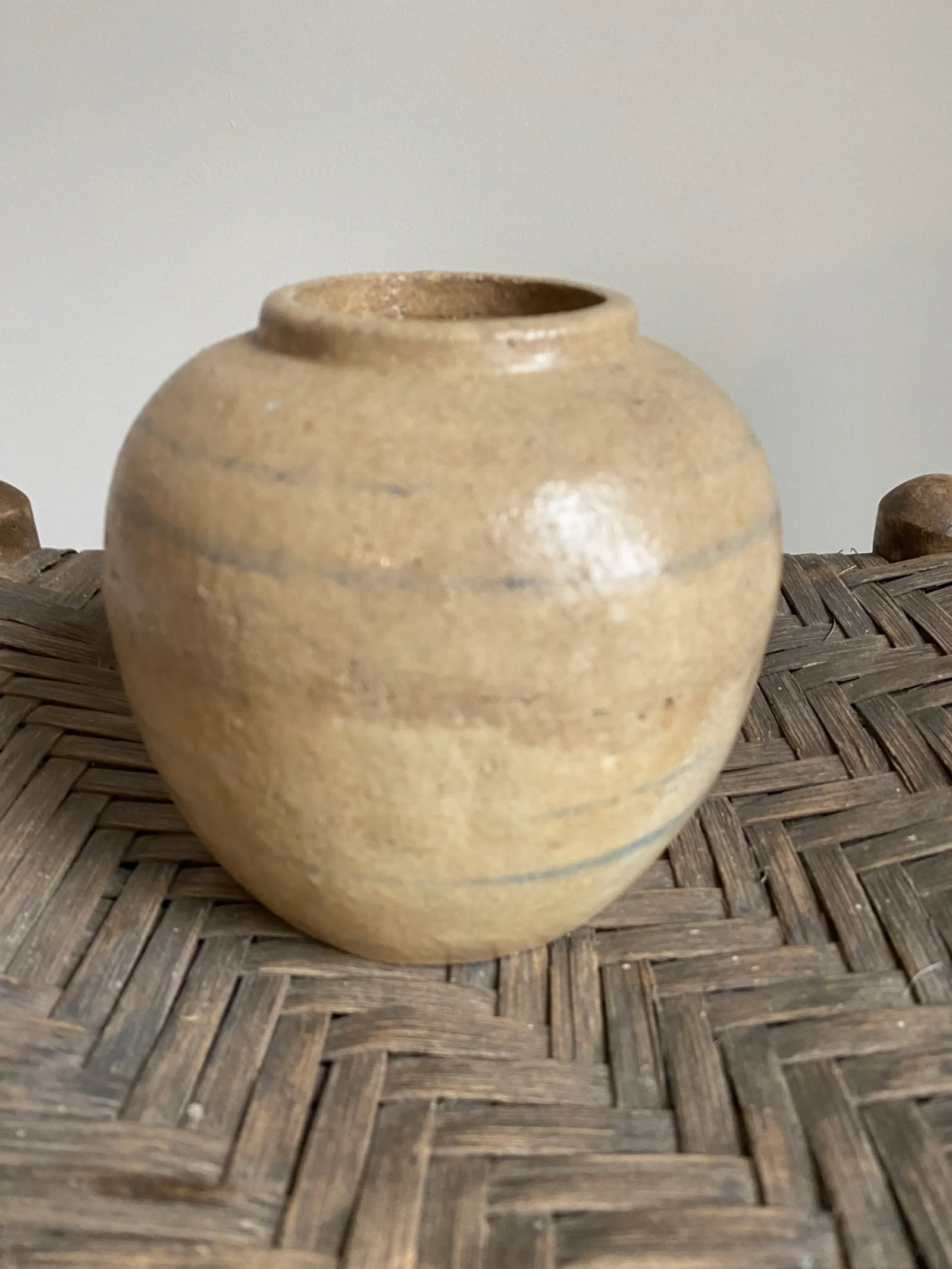 Late 19th Century Salt Glaze Primitive Vase - 2