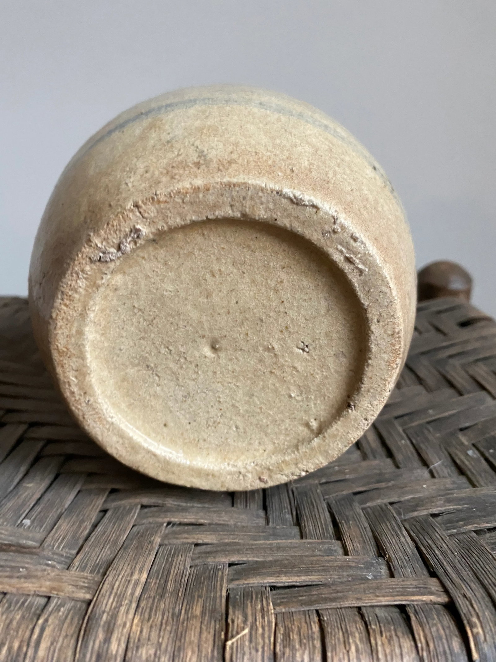 Late 19th Century Salt Glaze Primitive Vase - 4