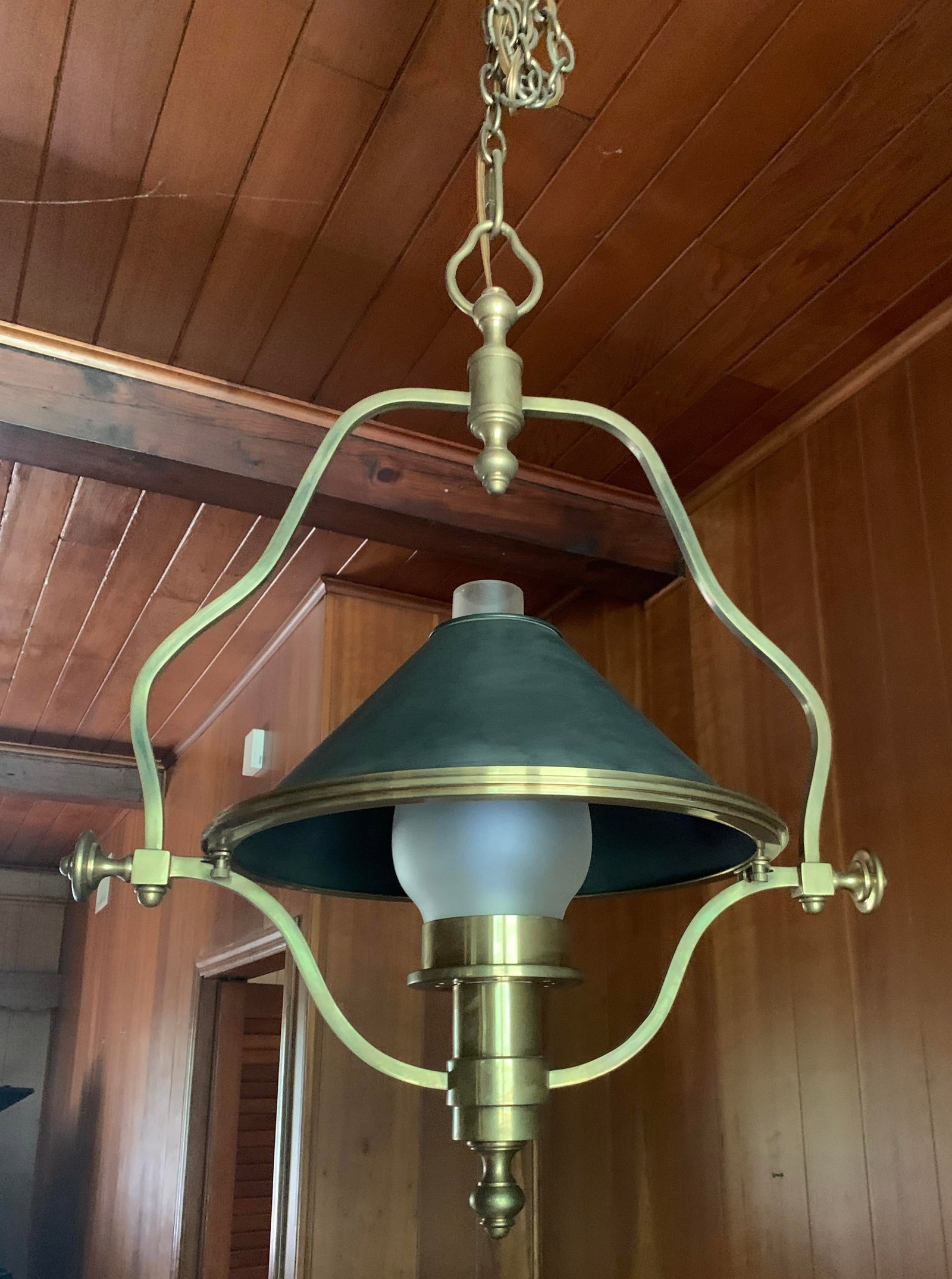 Solid Brass Train Station Pendant Lamp - 10