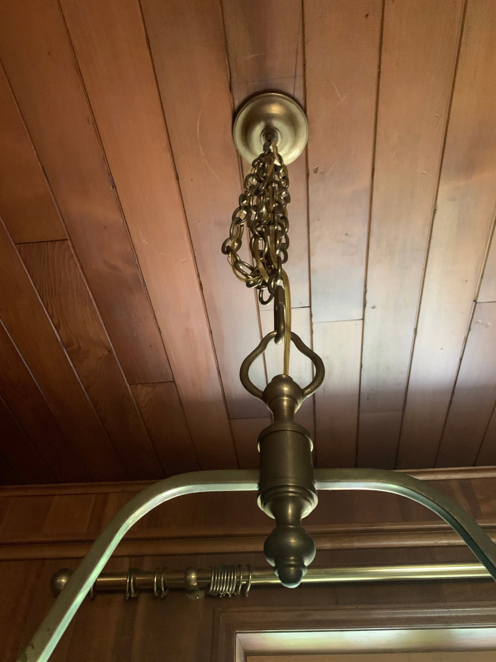 Solid Brass Train Station Pendant Lamp - 7