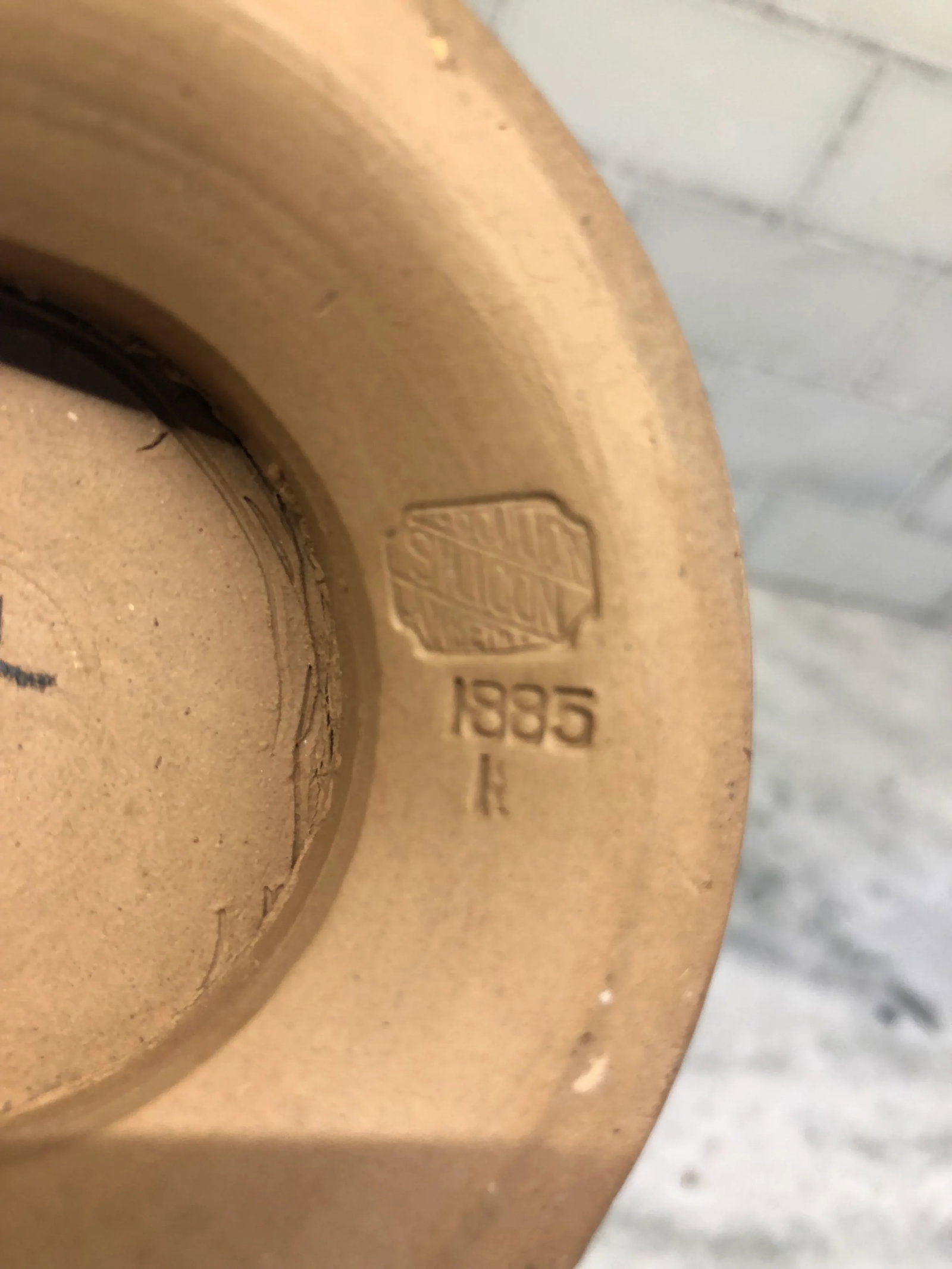 Antique 1890 Doulton Lambeth Silicon Vase - 7