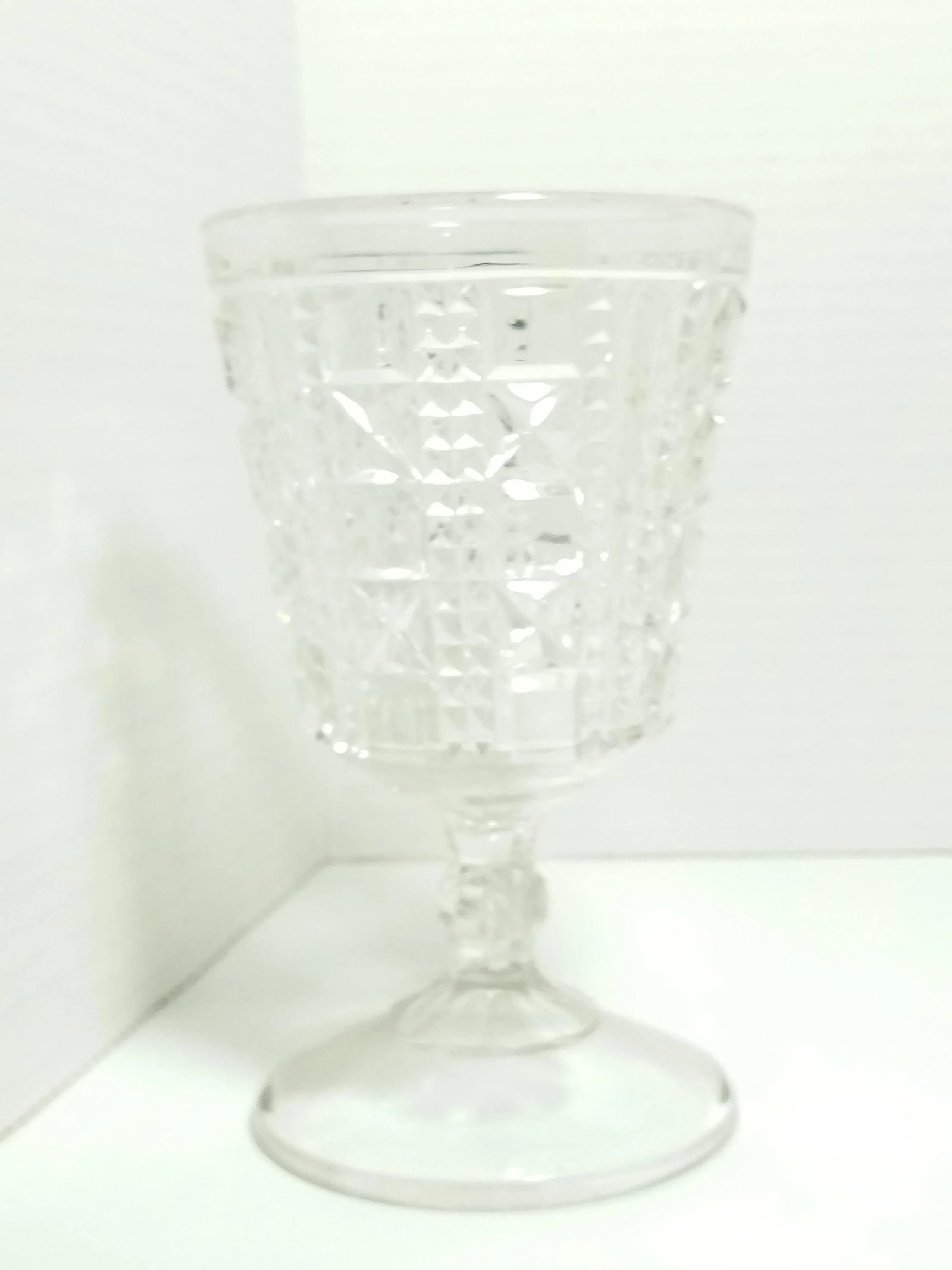 Late 19th Century Adams & Co Valencia Glass Goblets- Set of 2 - 4