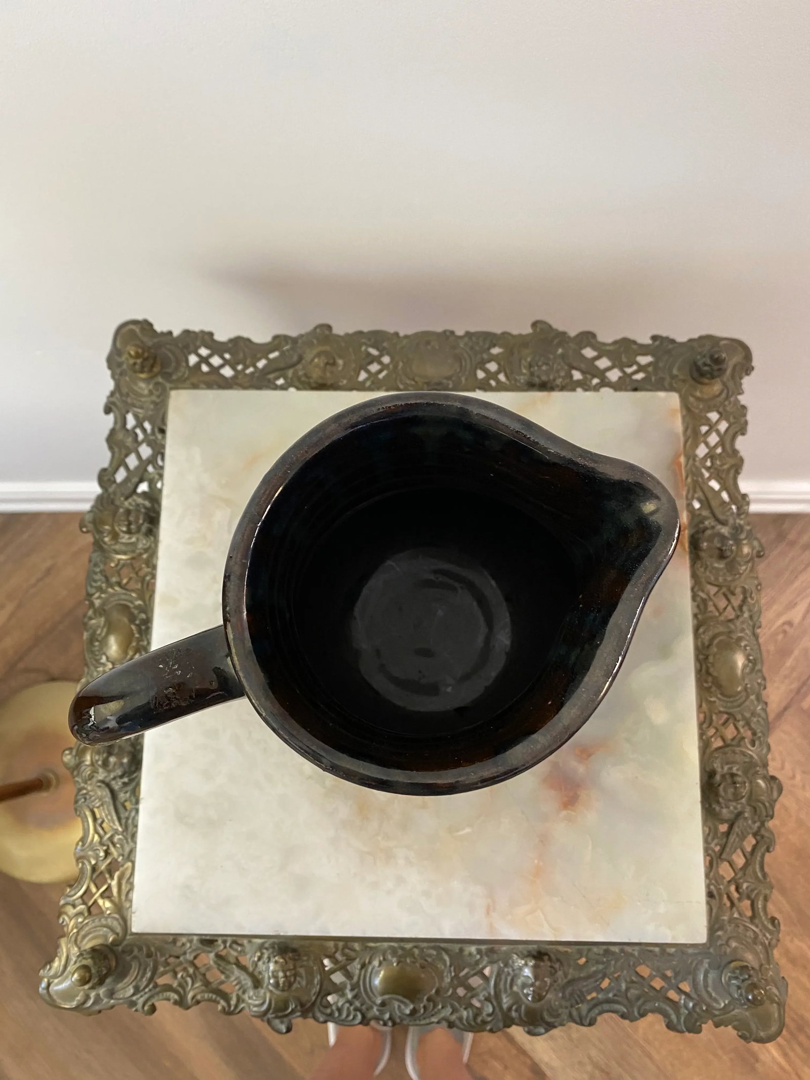 Vintage 1990s Peppertown Pottery Ceramic Pitcher - 5