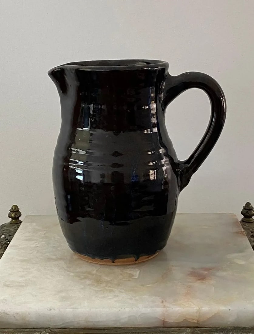 Vintage 1990s Peppertown Pottery Ceramic Pitcher - 9