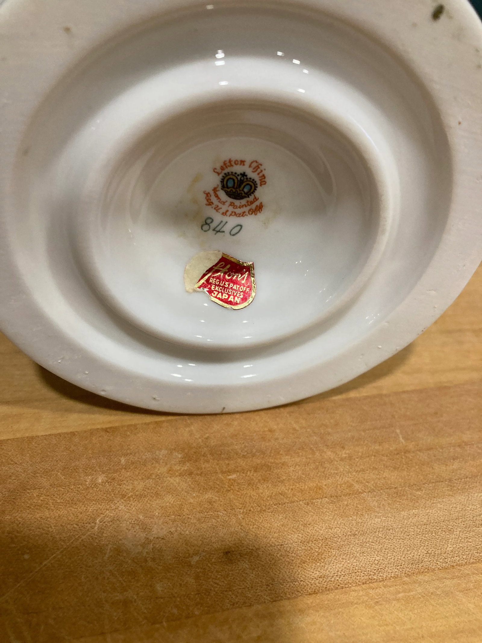 Vintage Lefton Ceramic Rose Vases- Set of 2 - 7