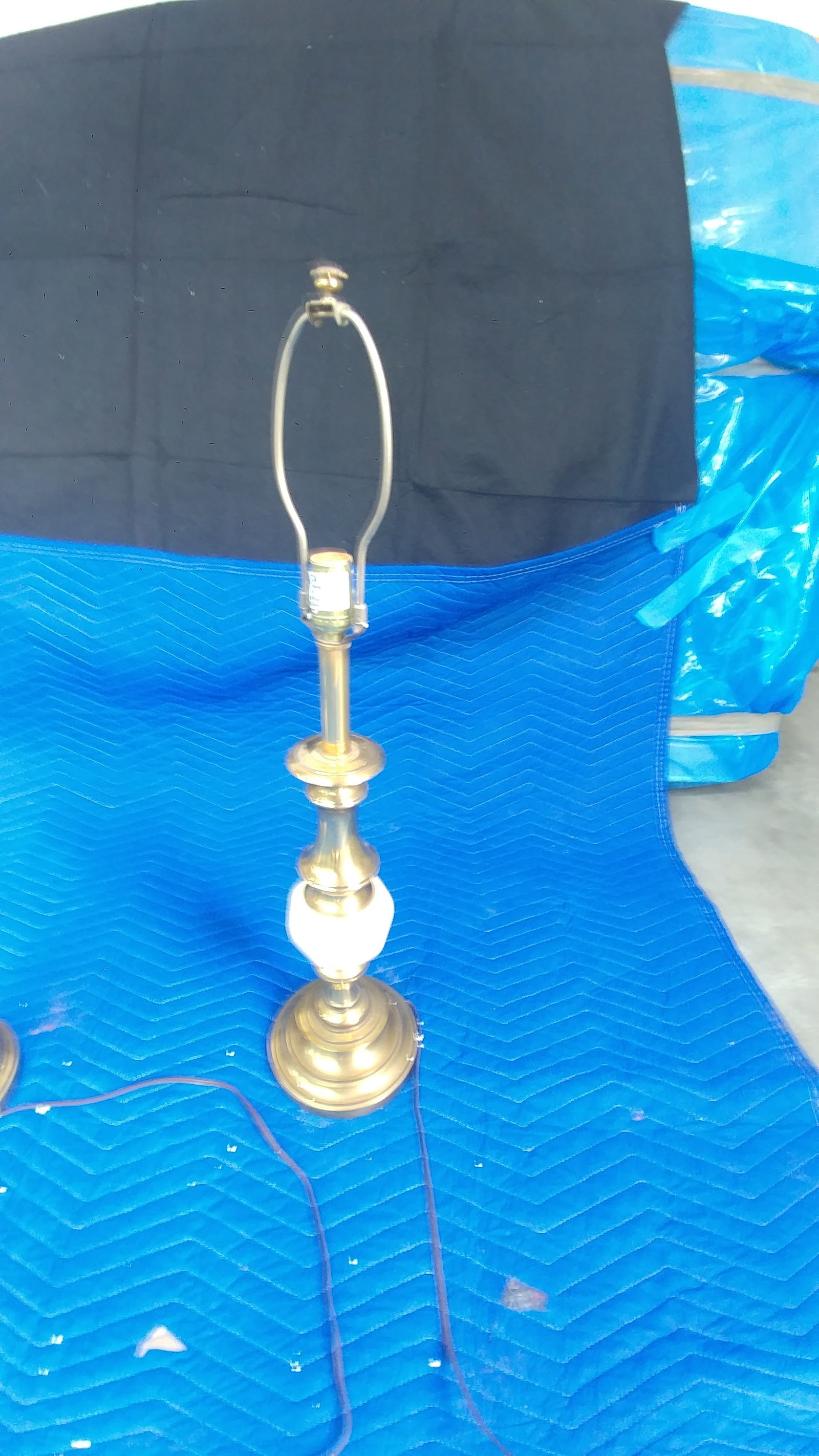 Vintage 1980s Stiffel Table Lamps - a Pair - 2