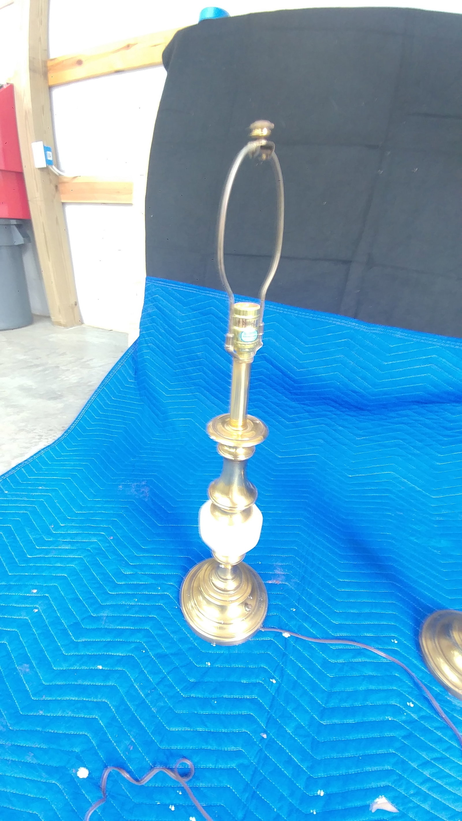 Vintage 1980s Stiffel Table Lamps - a Pair - 3