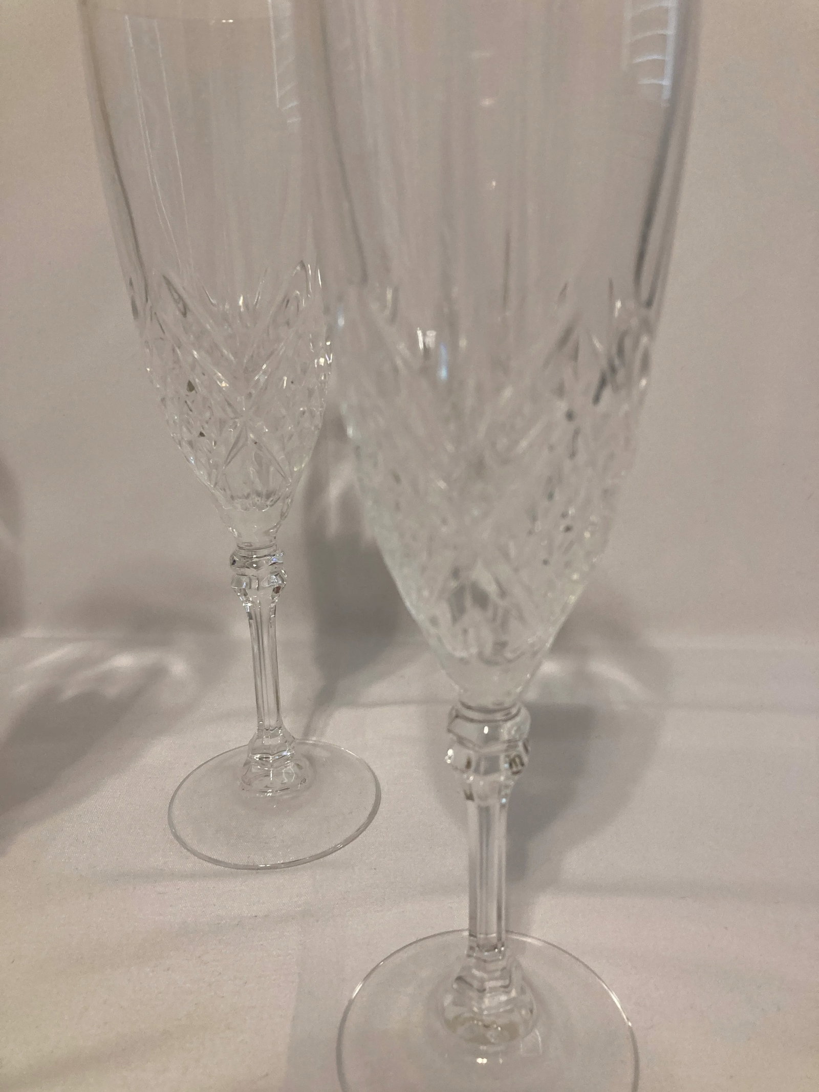 Vintage Champagne Flutes by Cristal D'Arques-Durand France, Set of 4 - 3
