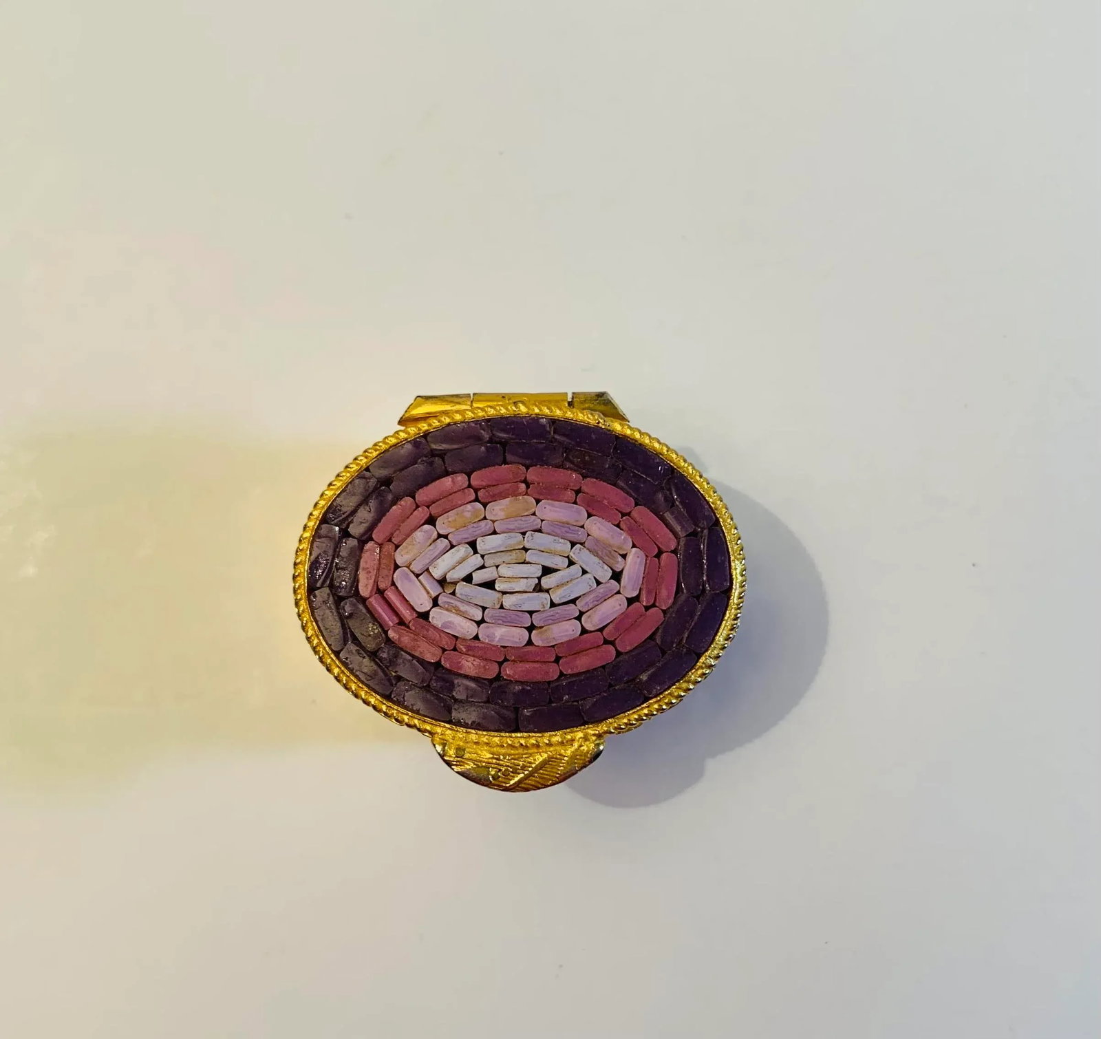 1970s Vintage Italian Micro Mosaic Trinket Box - 2