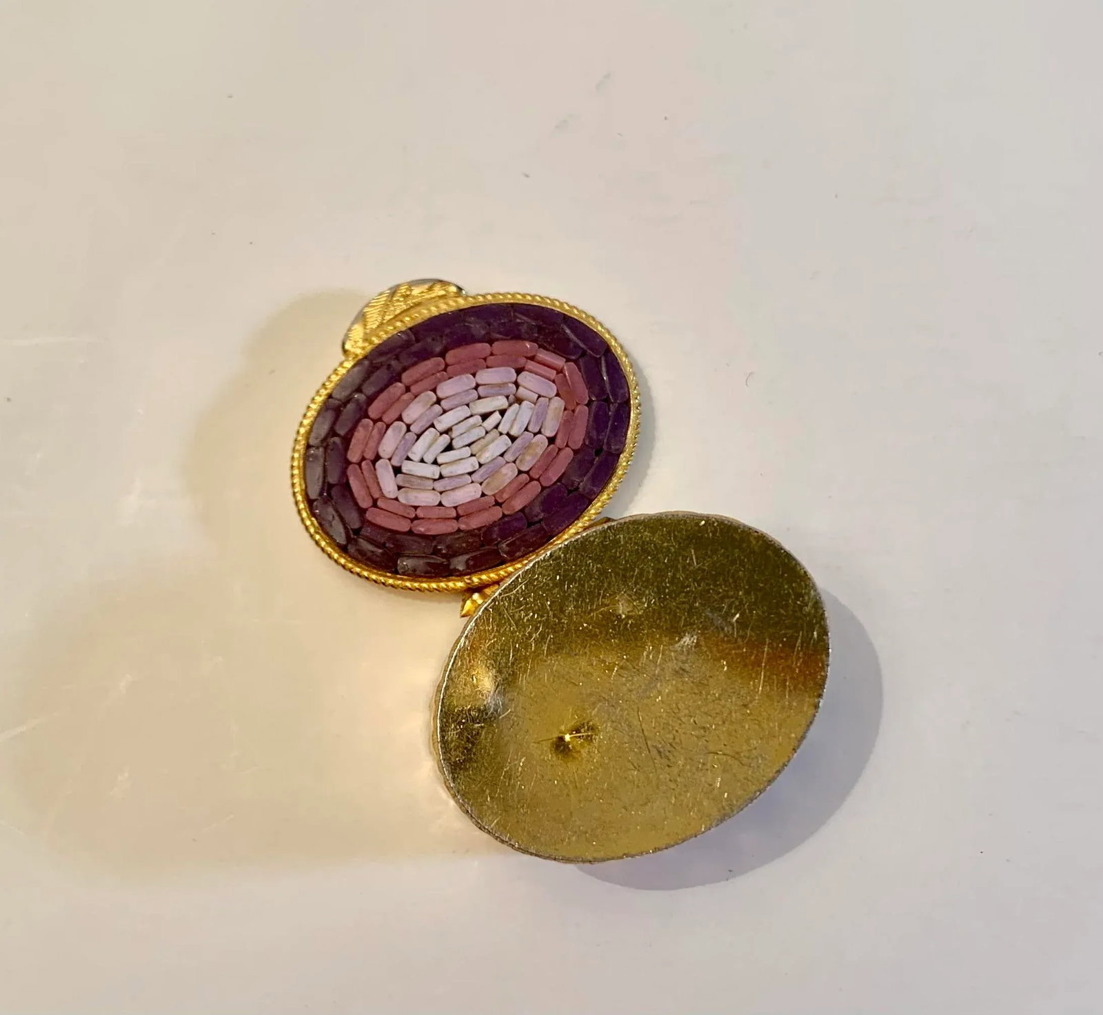 1970s Vintage Italian Micro Mosaic Trinket Box - 4