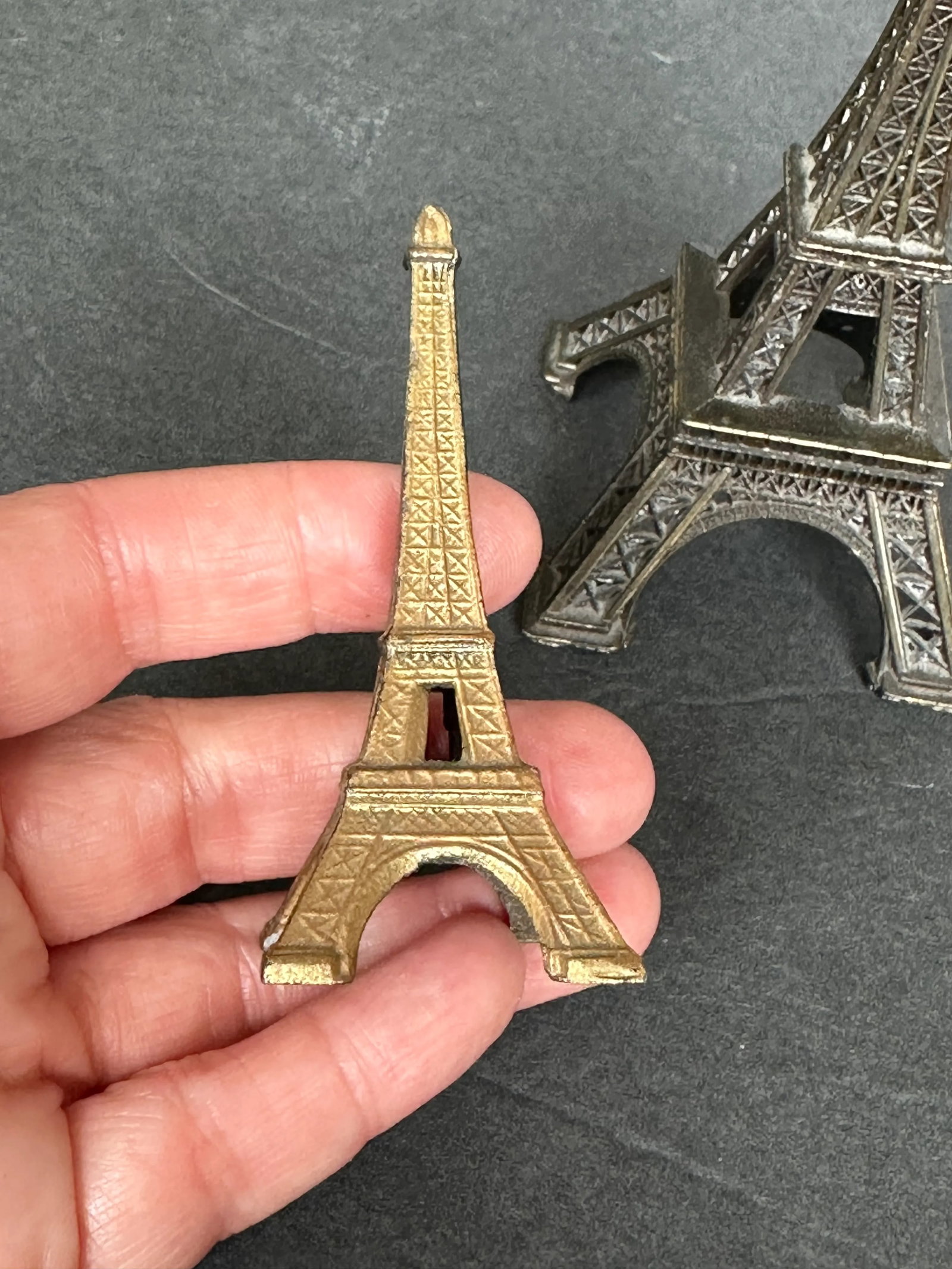 Eiffel Tower Architectural Monument Model Set of 3 - 10