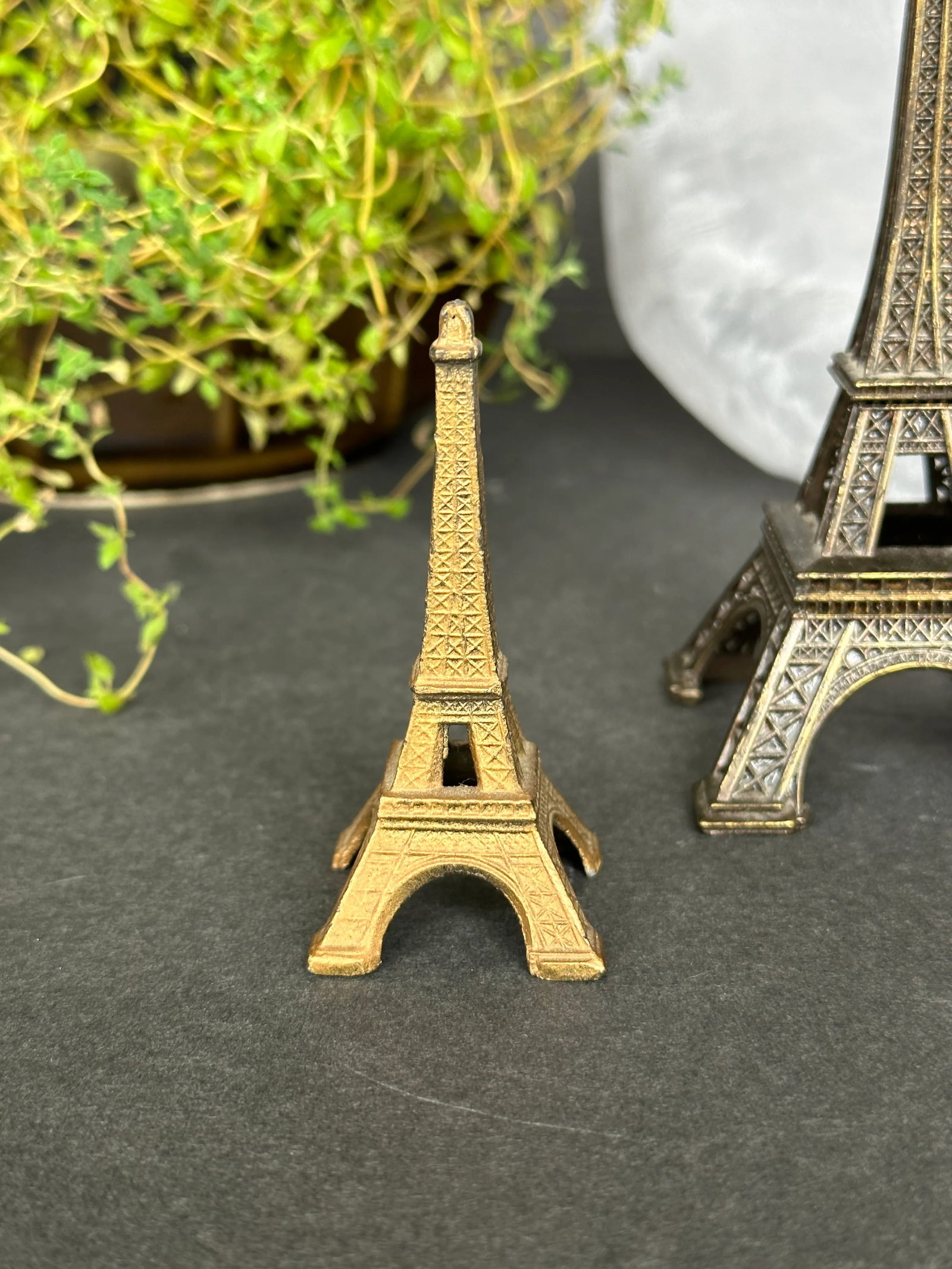 Eiffel Tower Architectural Monument Model Set of 3 - 4