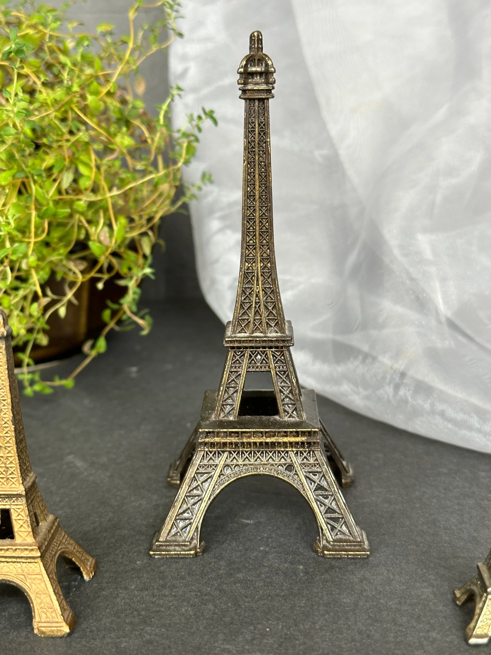 Eiffel Tower Architectural Monument Model Set of 3 - 5