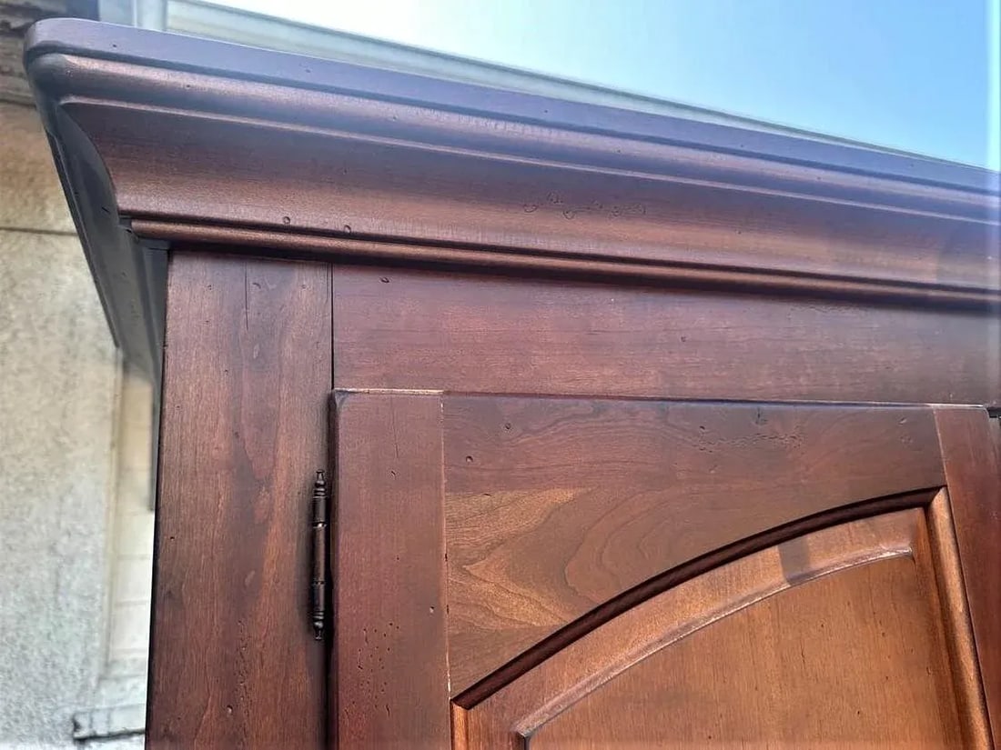 Bassett Chris Madden Collection Cherry Wood Armoire - Vintage Circa 1998 - 3