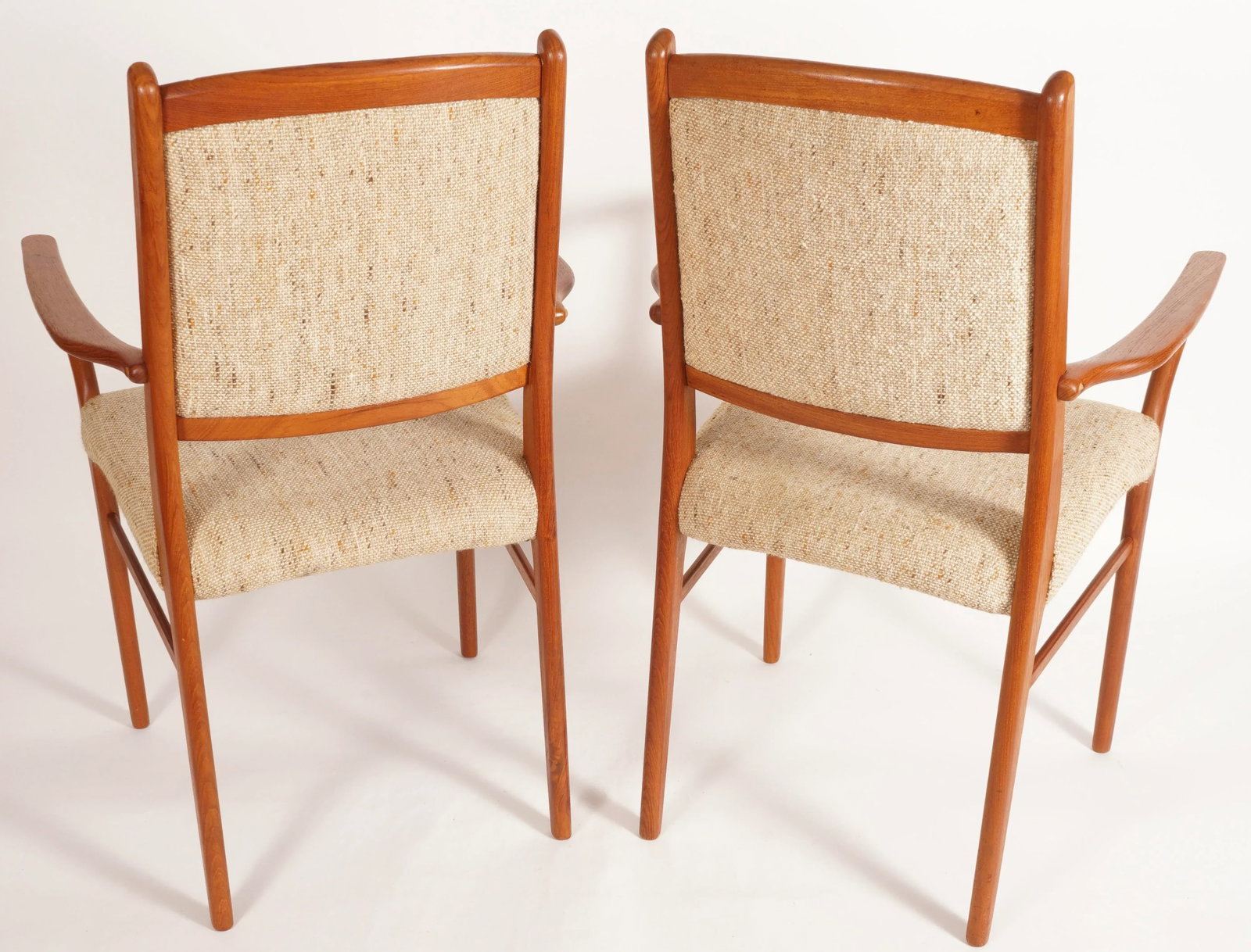 1970s Danish Modern Teak Dining Armchairs by Rasmus - Set of 2 - 4